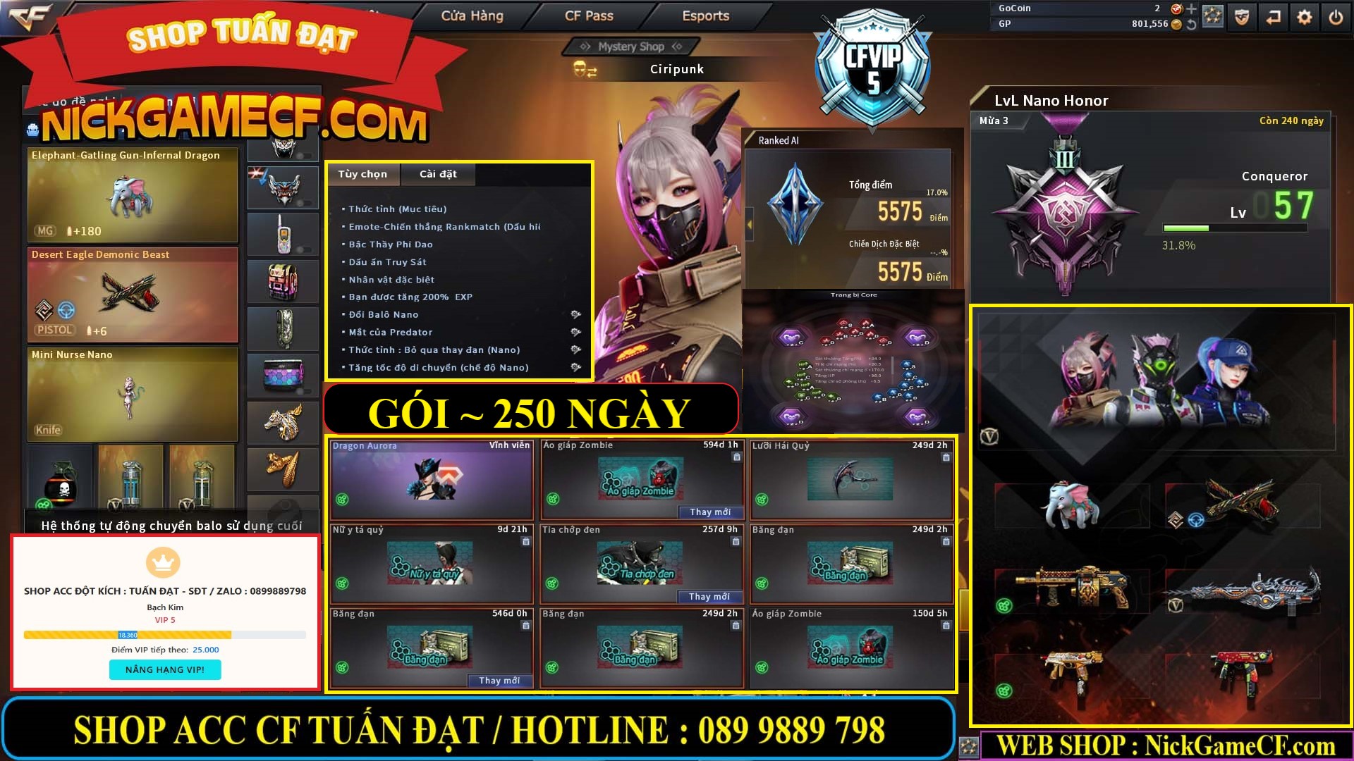 MÃ CF13538 - GIÁ : 8888K - CỰC PHẨM FULL ZOM - VIP5 WEB