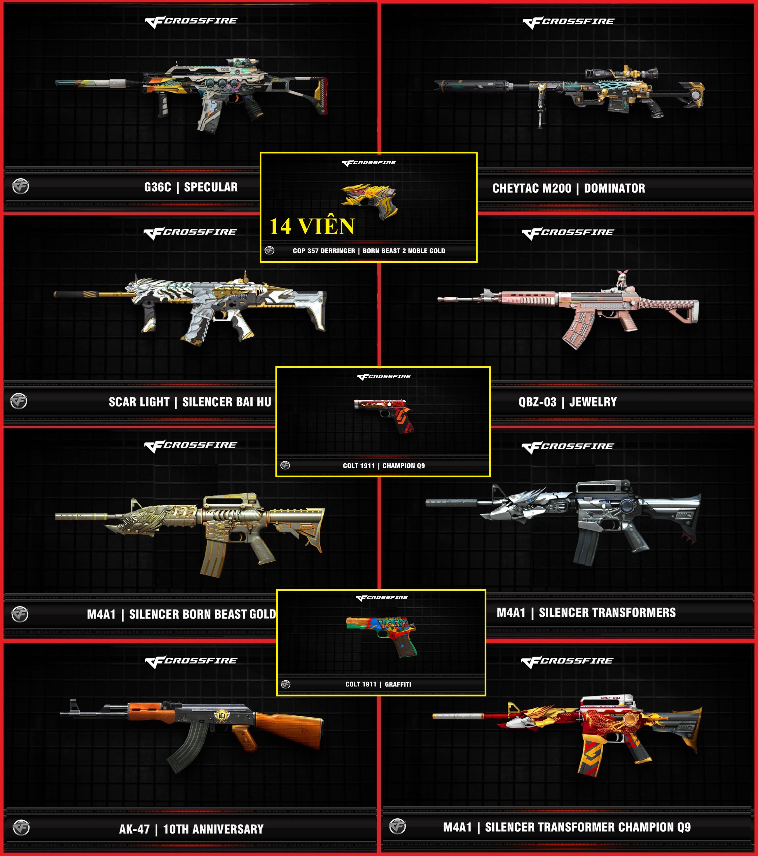 MÃ CF14502 - GIÁ : 4M5 - CHIẾN C4 XỊN XÒ - 34 VIP - VIP6