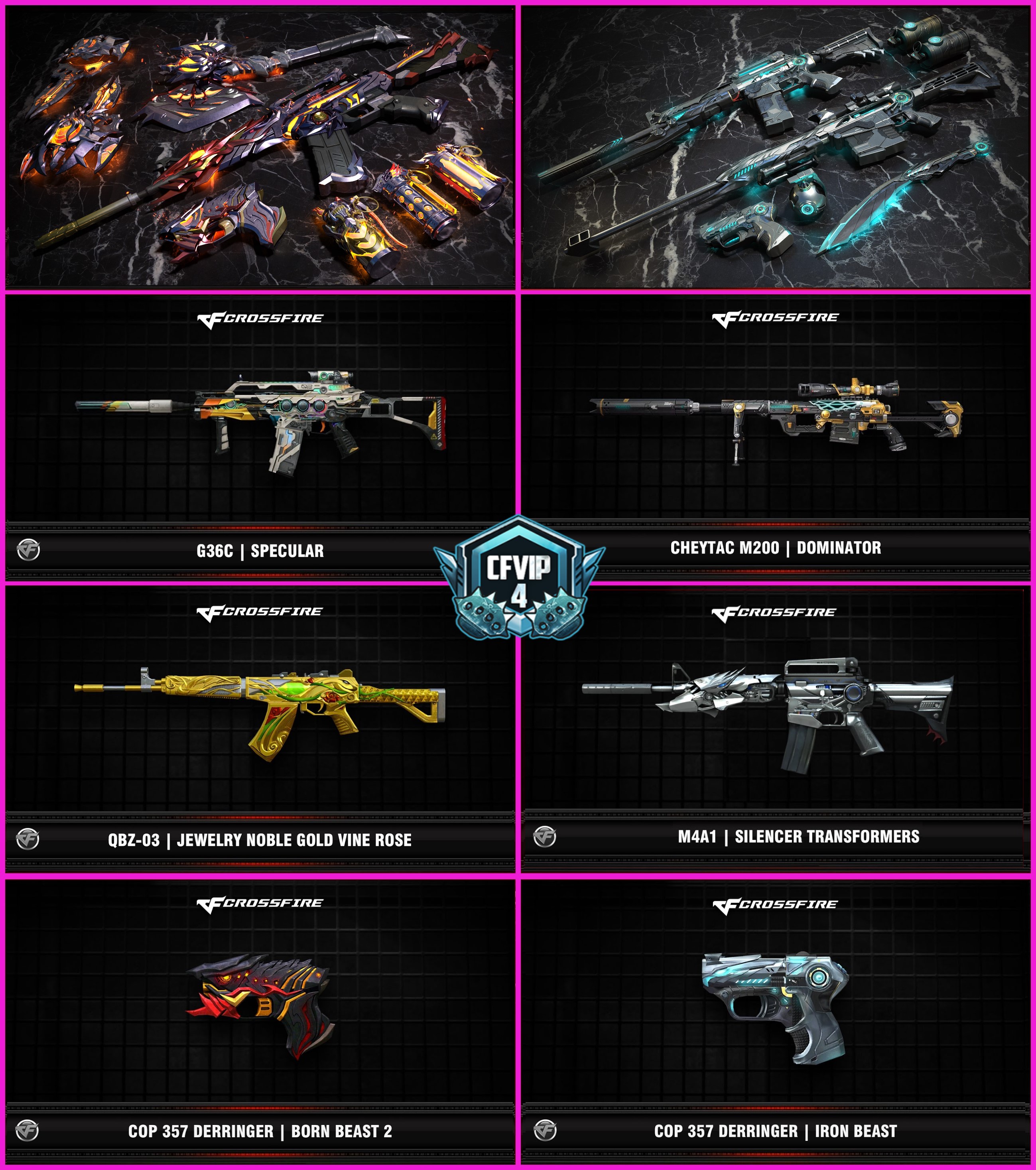 MÃ CF14534 - GIÁ : 3950K - CHIẾN C4 XỊN XÒ - 18 VIP - VIP4