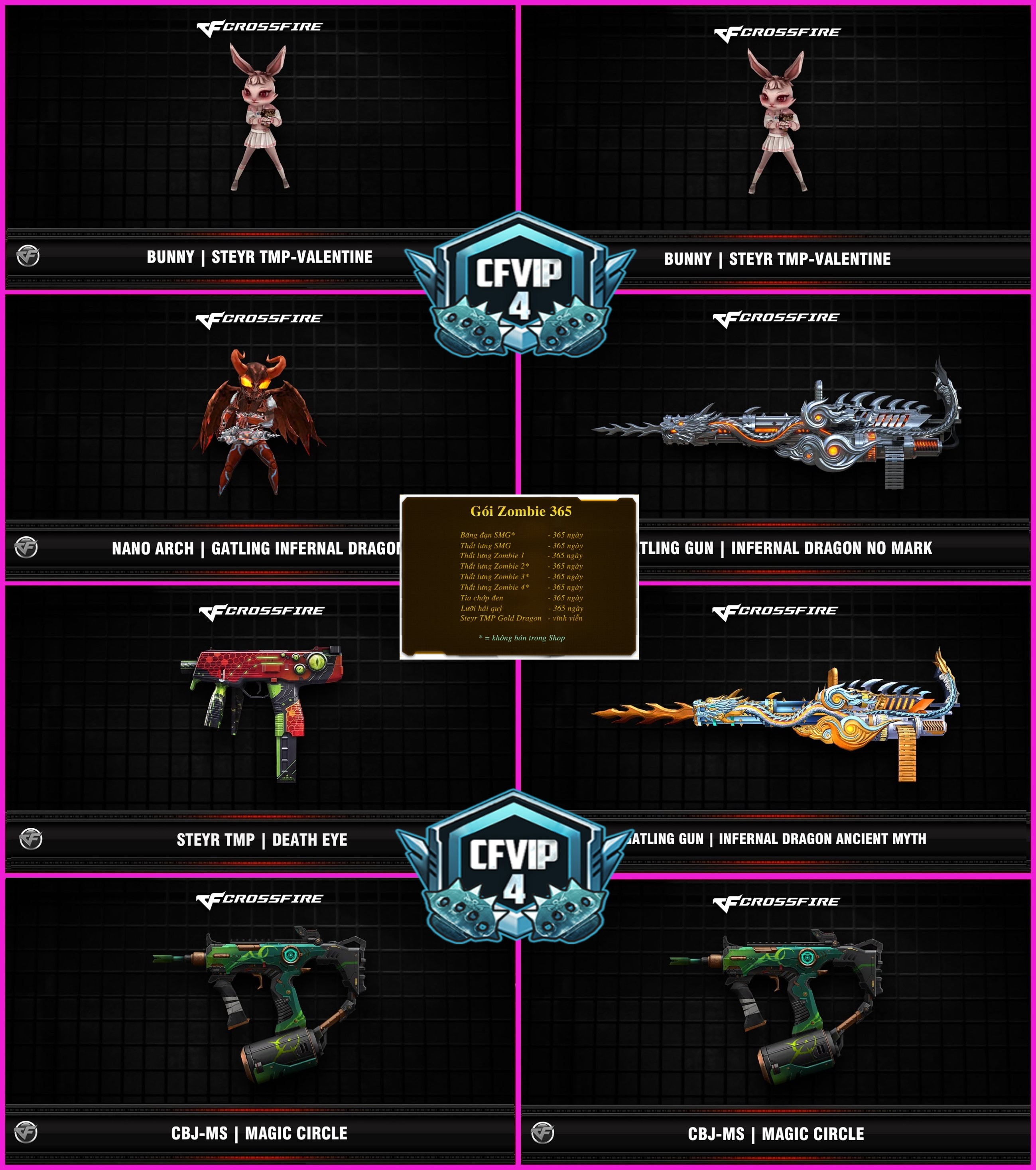 MÃ CF15237 - GIÁ : 2950K - CHIẾN ZOM NHỎ XINH - VIP4