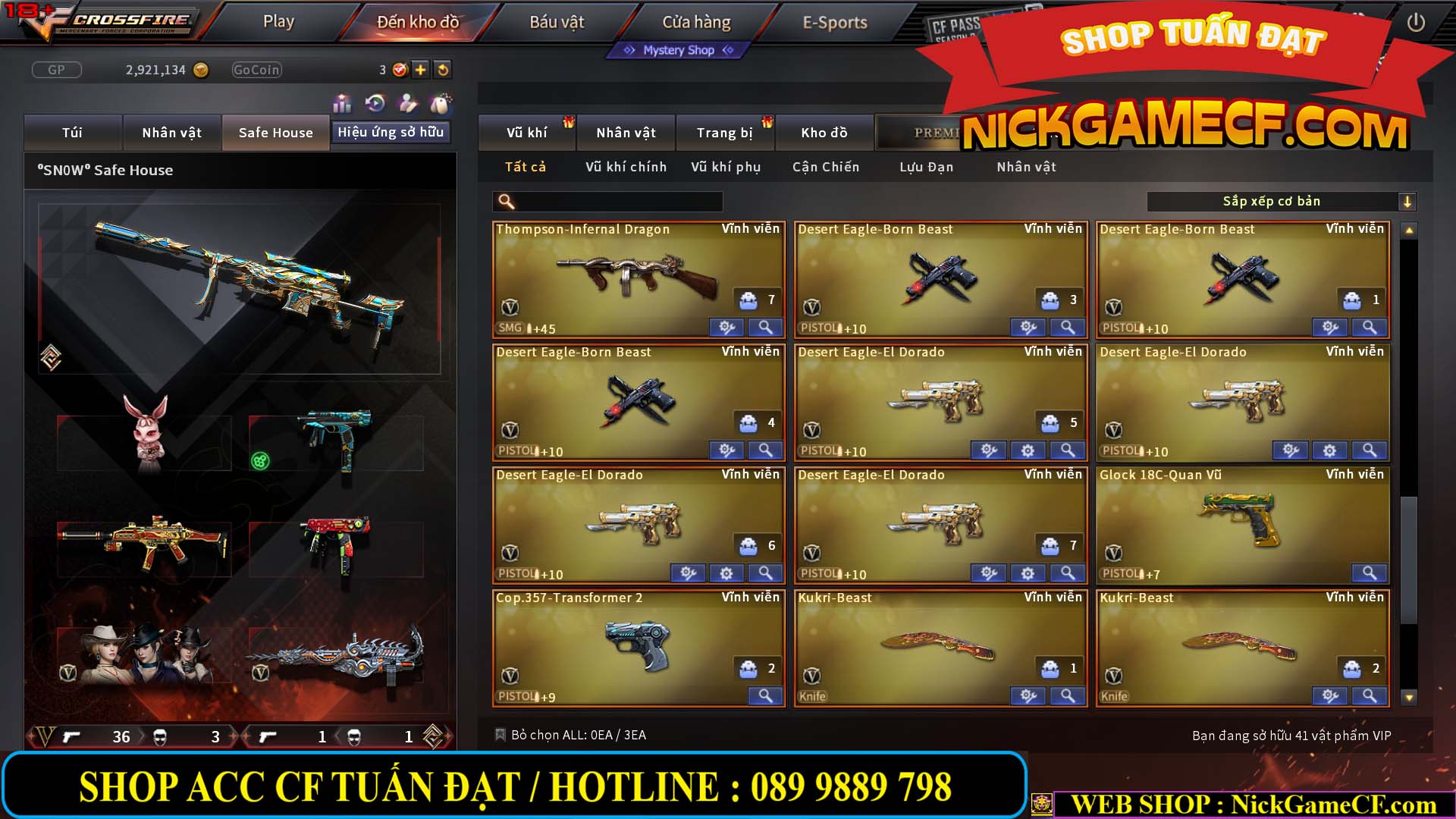 MÃ CF12775 - GIÁ : 7M5 - SIÊU NÉT (ZOM + C4) - 41 VIP - VIP6