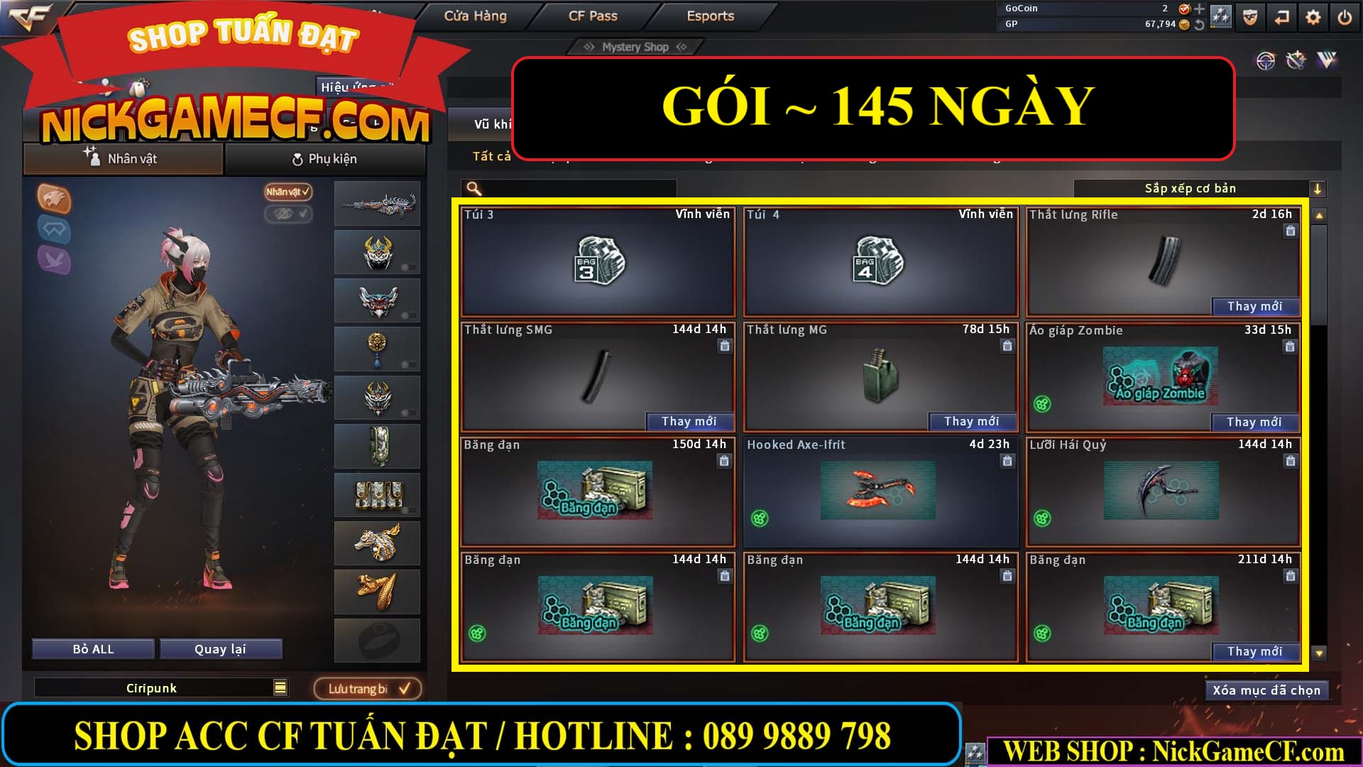 MÃ CF13042 - GIÁ : 2250K - CHIẾN ZOM THỦ NHỎ XINH - 11 VIP - VIP4