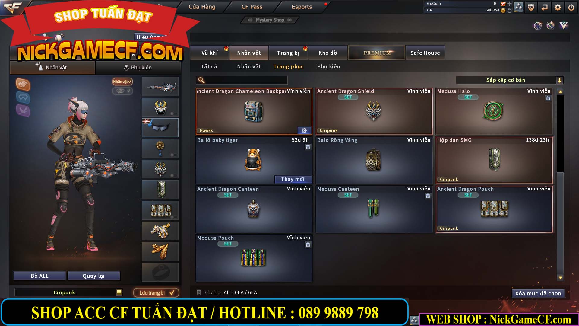 MÃ CF13042 - GIÁ : 2250K - CHIẾN ZOM THỦ NHỎ XINH - 11 VIP - VIP4