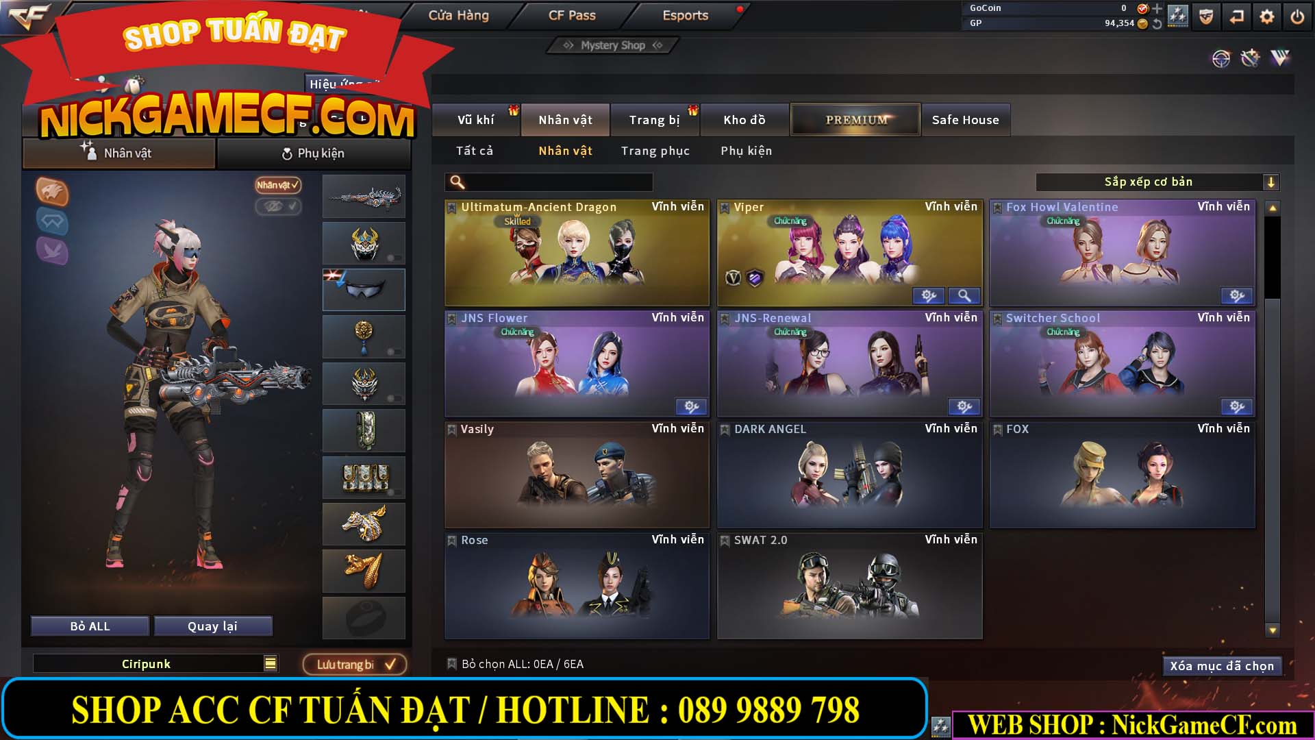 MÃ CF13042 - GIÁ : 2250K - CHIẾN ZOM THỦ NHỎ XINH - 11 VIP - VIP4