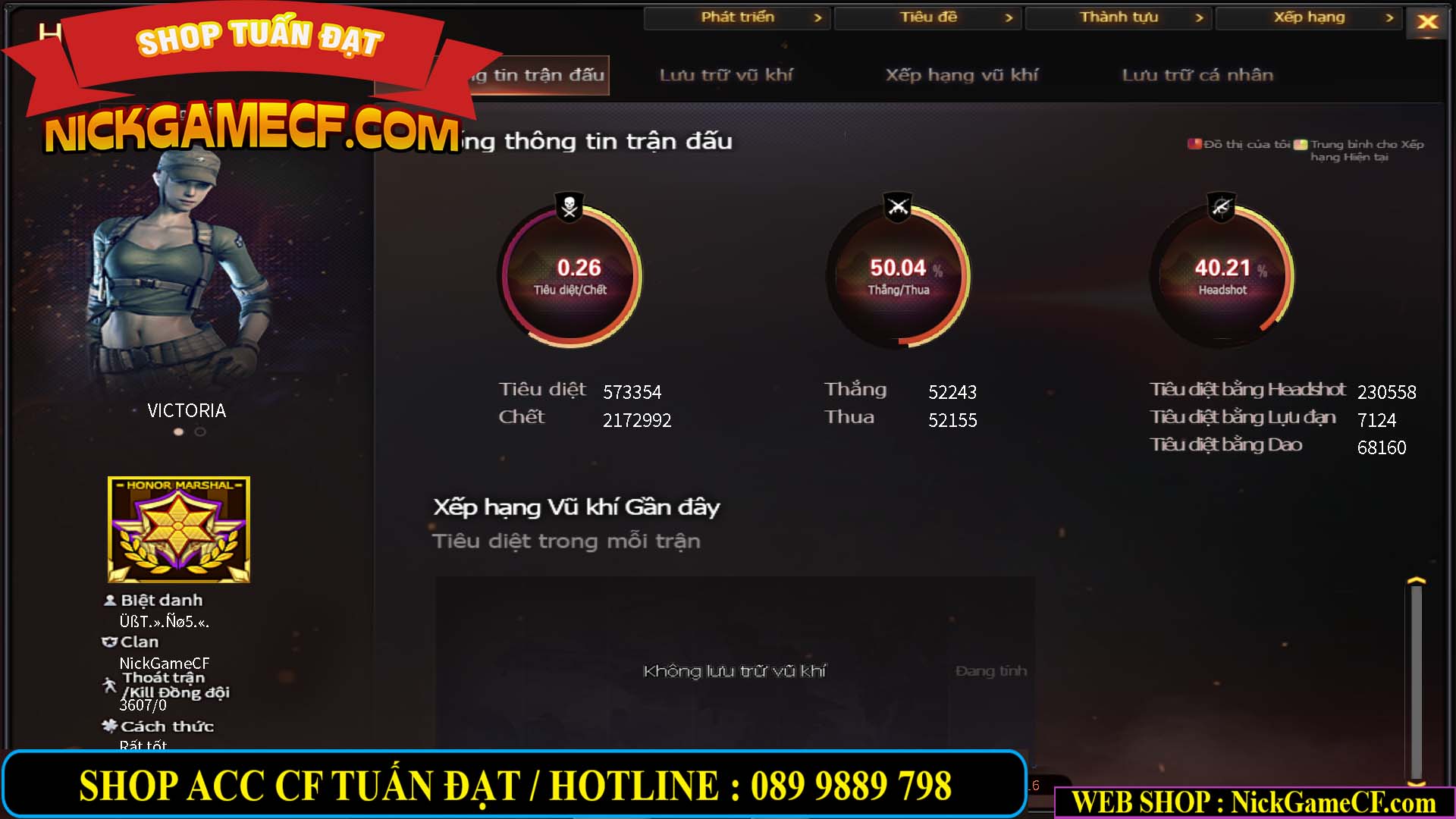 MÃ CF13079 - GIÁ : 5750K - CHIẾN C4 ĐẸP + ZOM - 51 VIP - VIP4