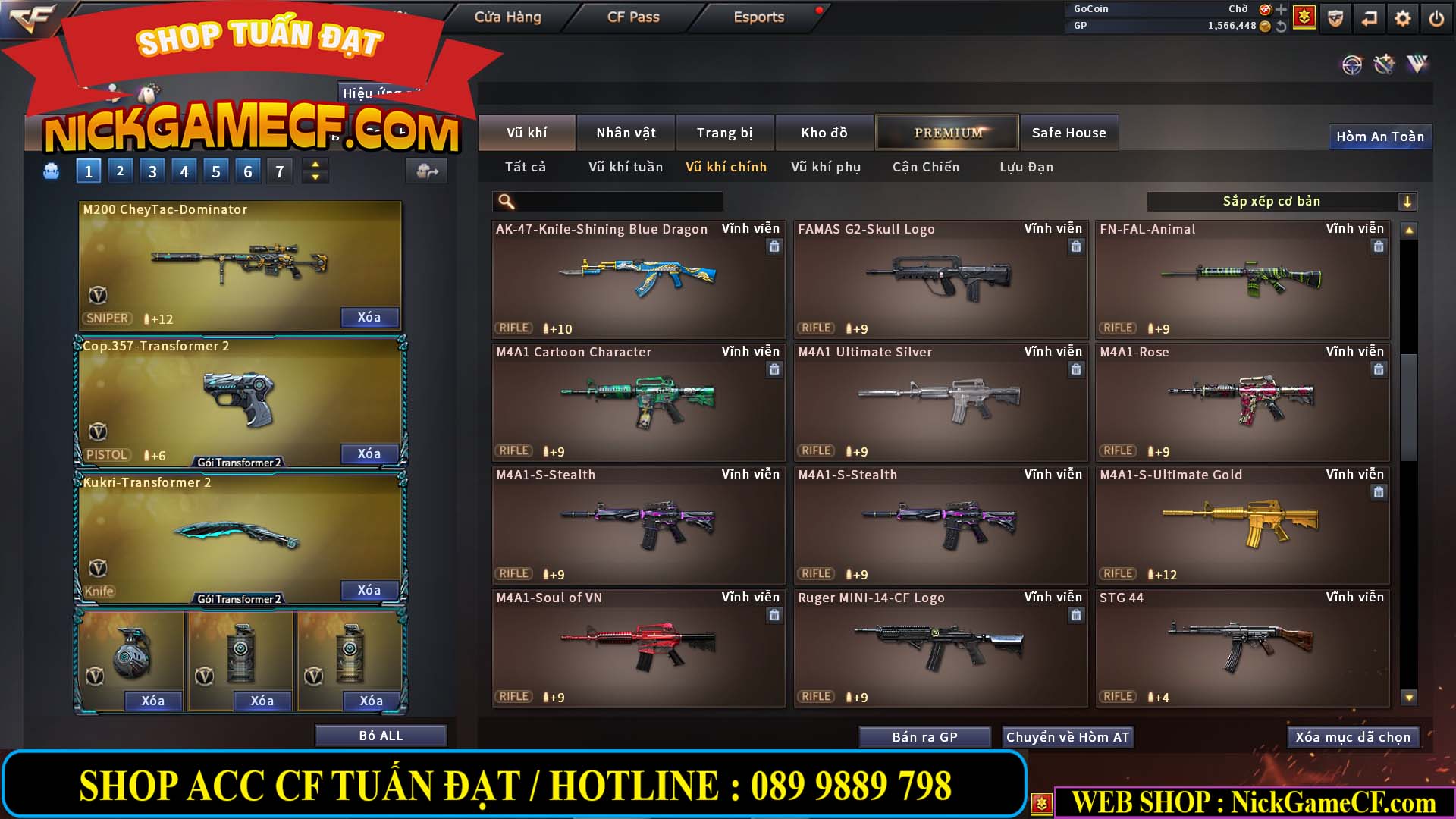 MÃ CF13080 - GIÁ : 3850K - CHIẾN C4 NÉT - 26 VIP - VIP5