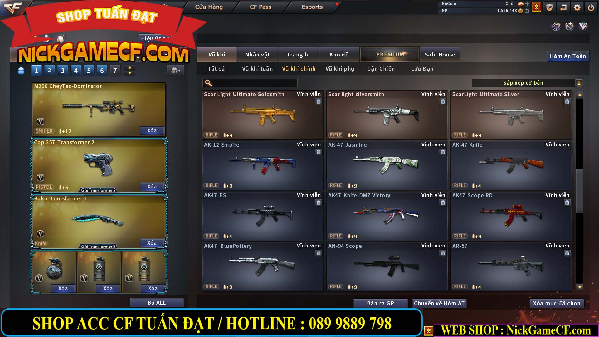 MÃ CF13080 - GIÁ : 3850K - CHIẾN C4 NÉT - 26 VIP - VIP5