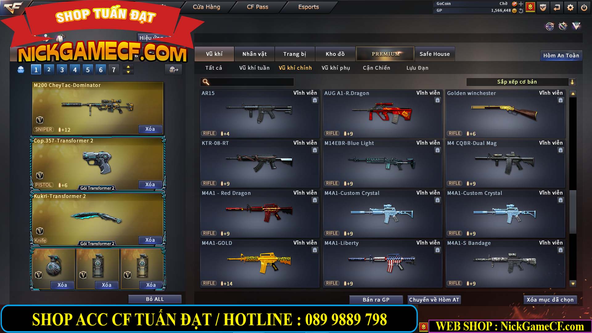 MÃ CF13080 - GIÁ : 3850K - CHIẾN C4 NÉT - 26 VIP - VIP5