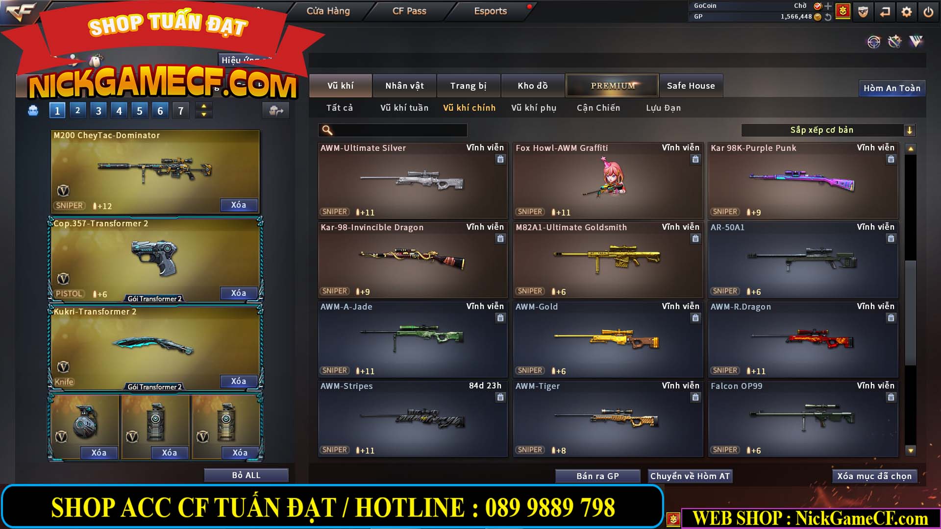 MÃ CF13080 - GIÁ : 3850K - CHIẾN C4 NÉT - 26 VIP - VIP5