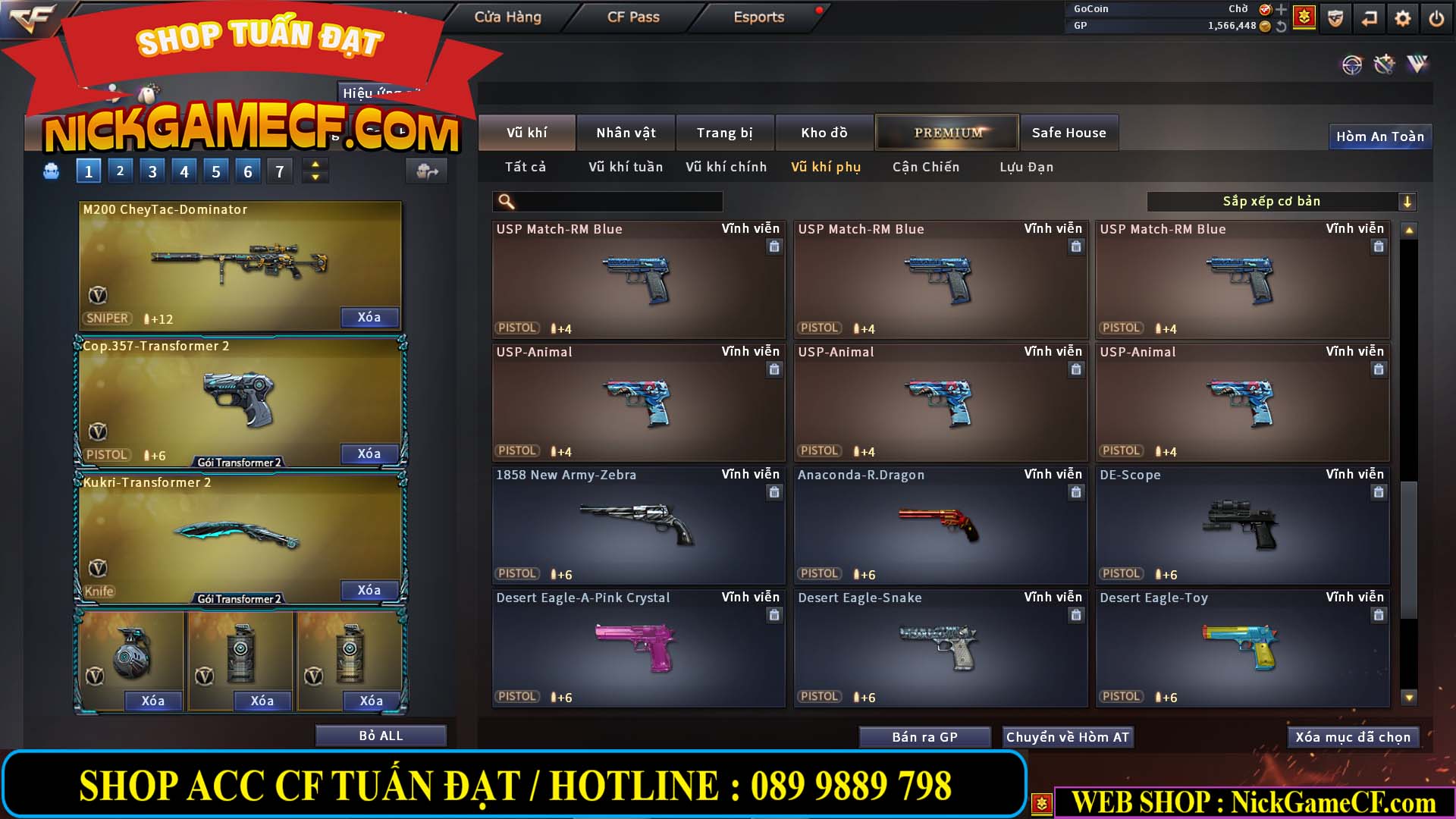 MÃ CF13080 - GIÁ : 3850K - CHIẾN C4 NÉT - 26 VIP - VIP5
