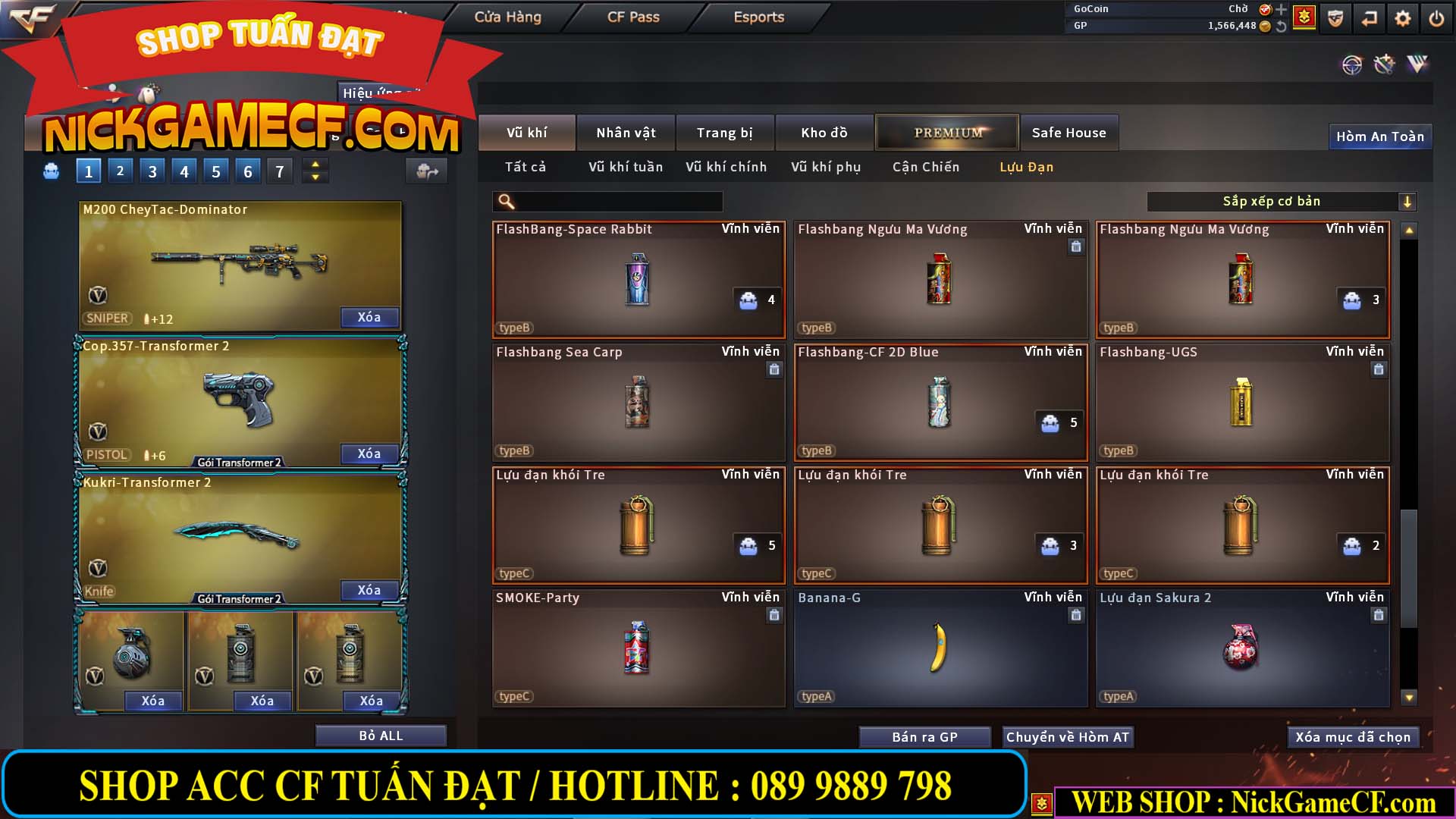 MÃ CF13080 - GIÁ : 3850K - CHIẾN C4 NÉT - 26 VIP - VIP5