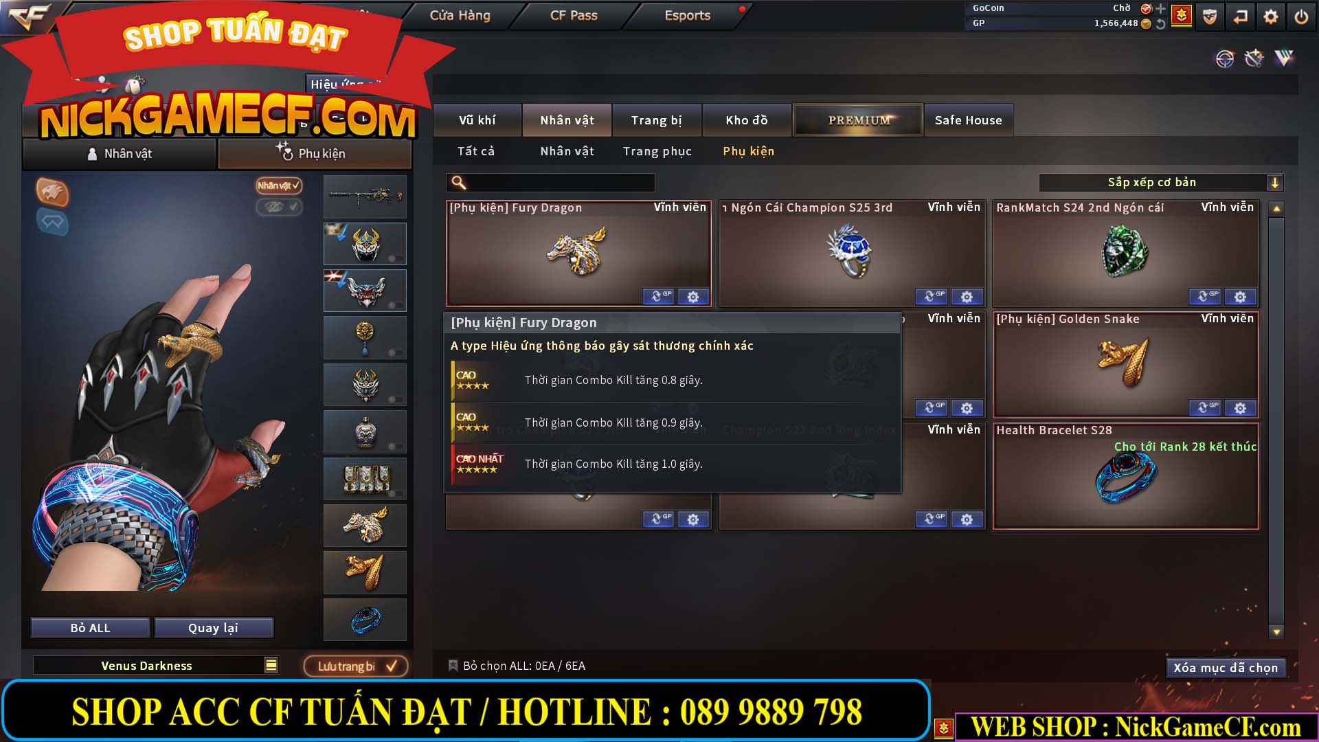 MÃ CF13080 - GIÁ : 3850K - CHIẾN C4 NÉT - 26 VIP - VIP5