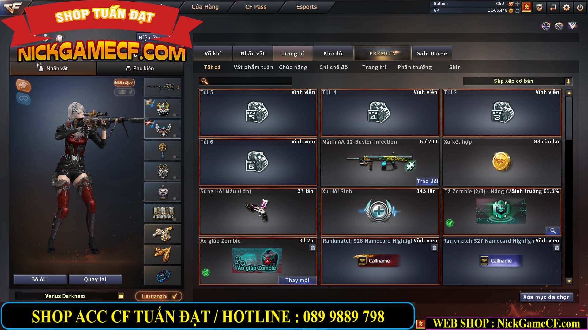MÃ CF13080 - GIÁ : 3850K - CHIẾN C4 NÉT - 26 VIP - VIP5