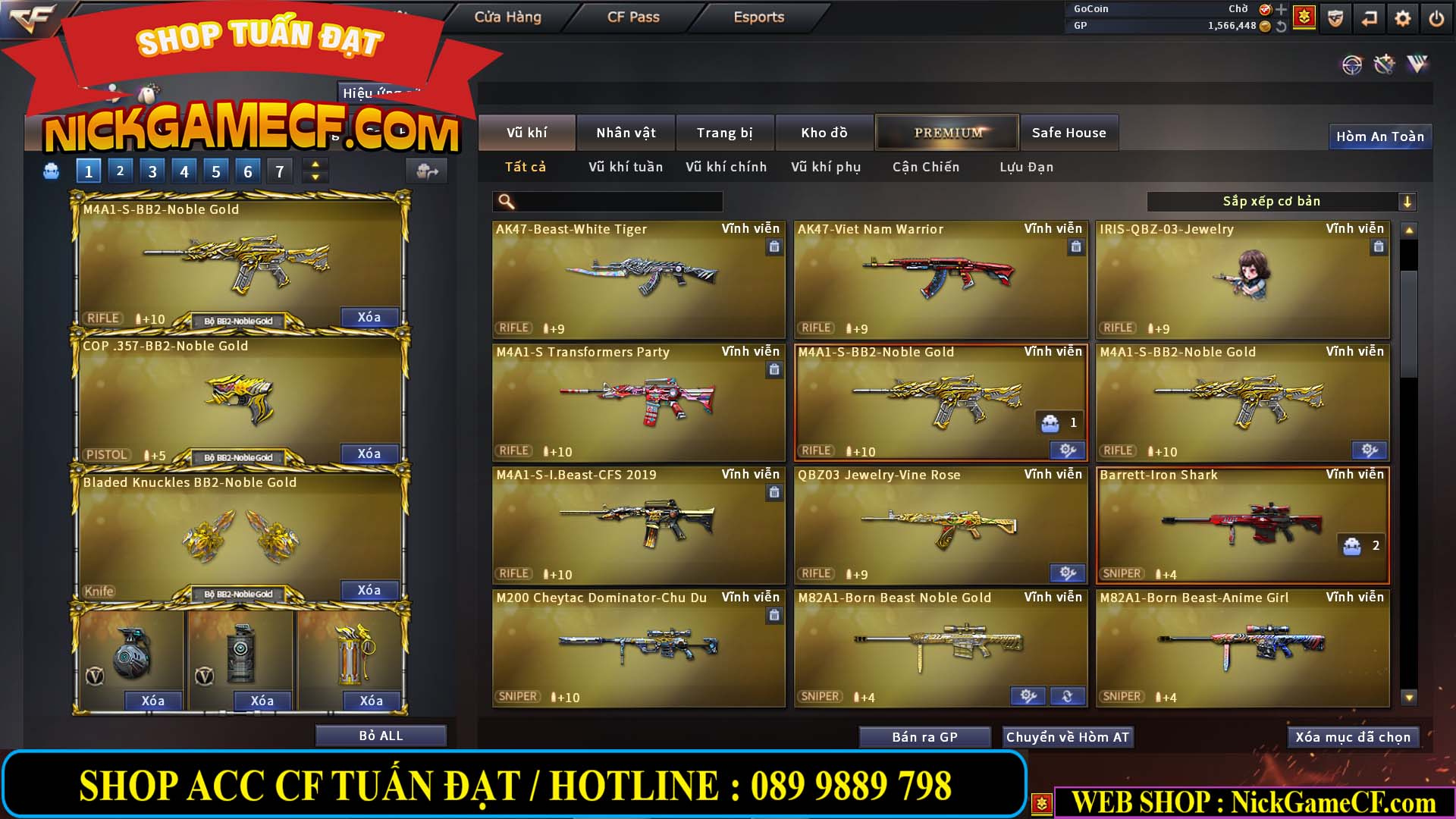 MÃ CF13080 - GIÁ : 3850K - CHIẾN C4 NÉT - 26 VIP - VIP5