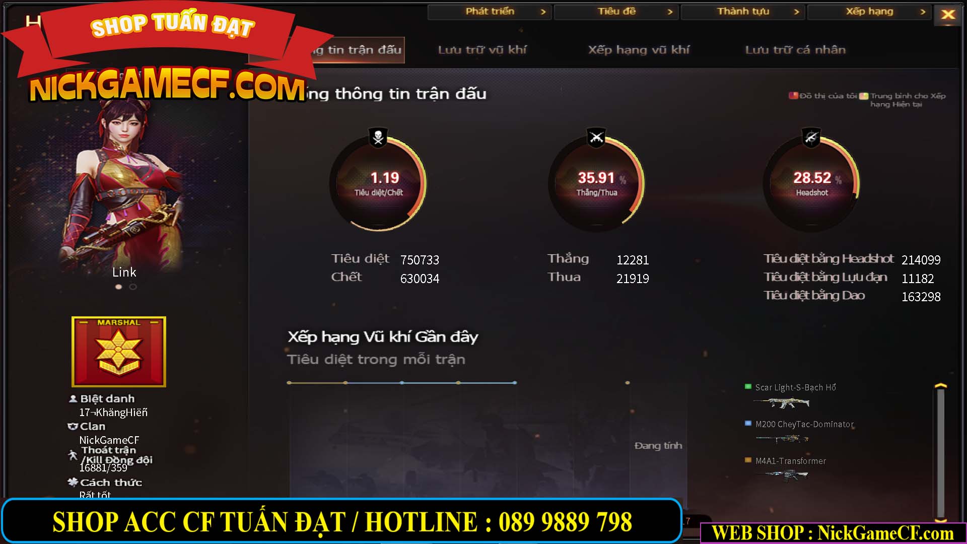 MÃ CF13080 - GIÁ : 3850K - CHIẾN C4 NÉT - 26 VIP - VIP5