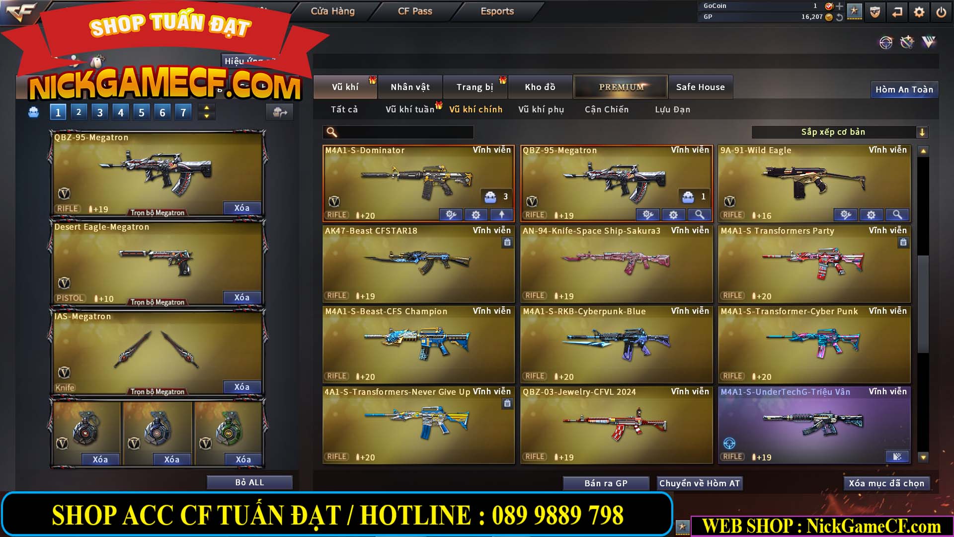 MÃ CF13082 - GIÁ : 10M5 - SIÊU PHẨM C4 - 62 VIP - VIP7