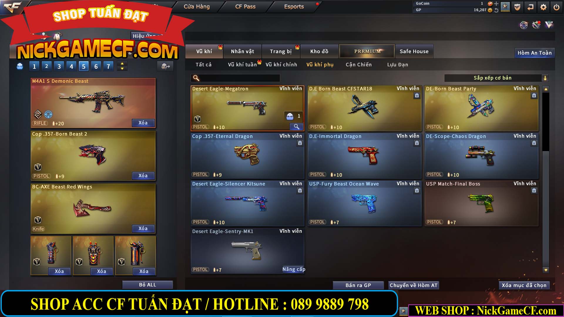 MÃ CF13082 - GIÁ : 10M5 - SIÊU PHẨM C4 - 62 VIP - VIP7