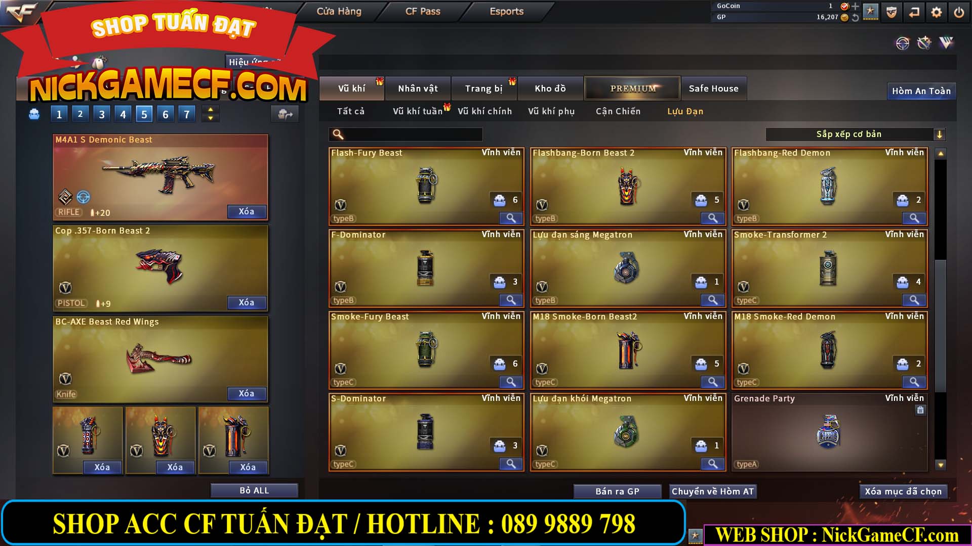 MÃ CF13082 - GIÁ : 10M5 - SIÊU PHẨM C4 - 62 VIP - VIP7