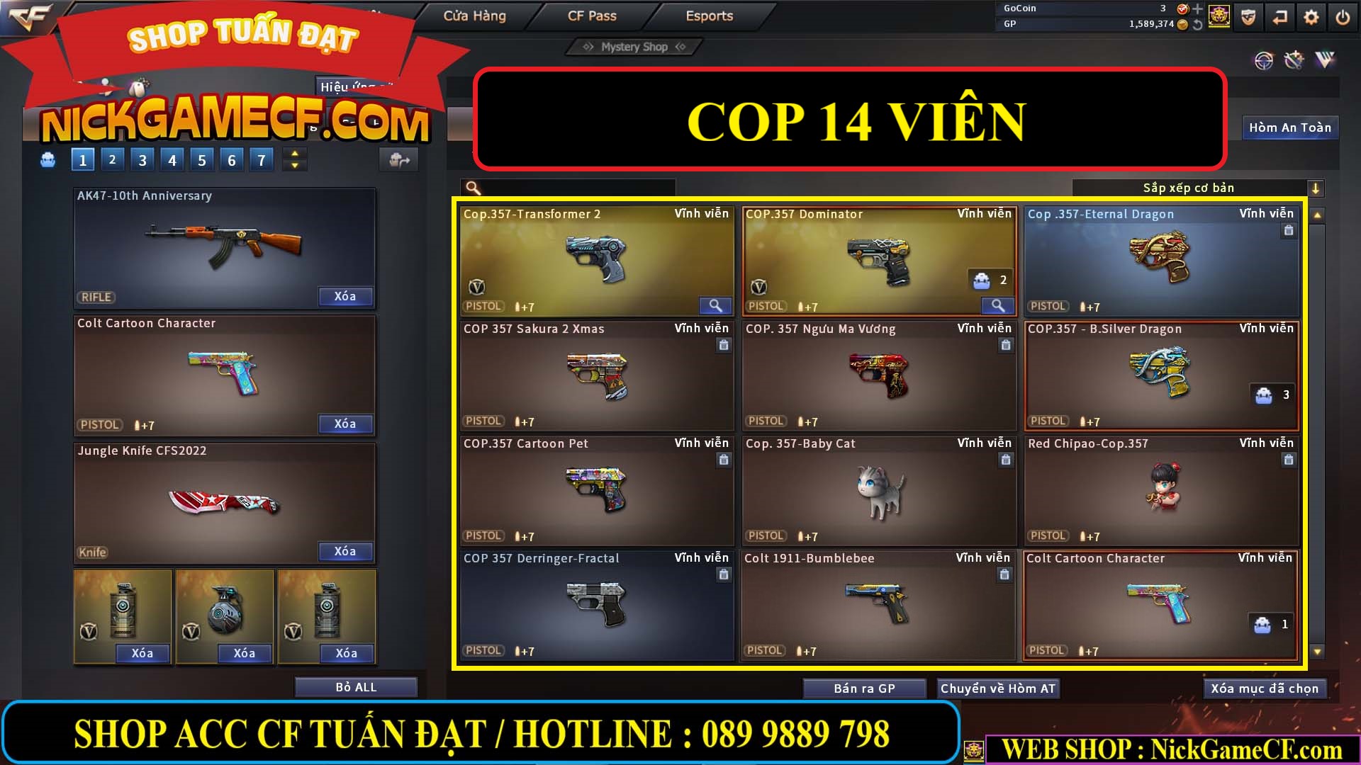 MÃ CF13083 - GIÁ : 6M2 - CHIẾN C4 - ZOM - 58 VIP - VIP5