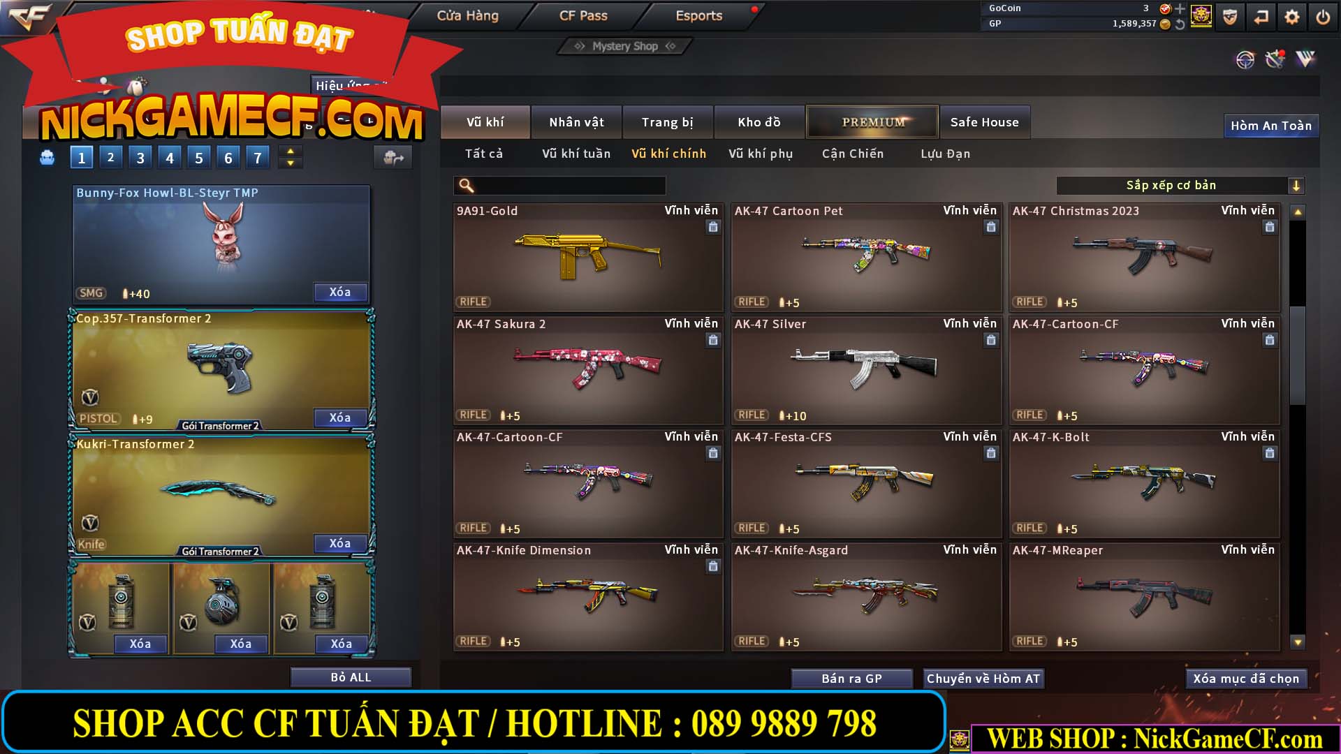 MÃ CF13083 - GIÁ : 6M2 - CHIẾN C4 - ZOM - 58 VIP - VIP5