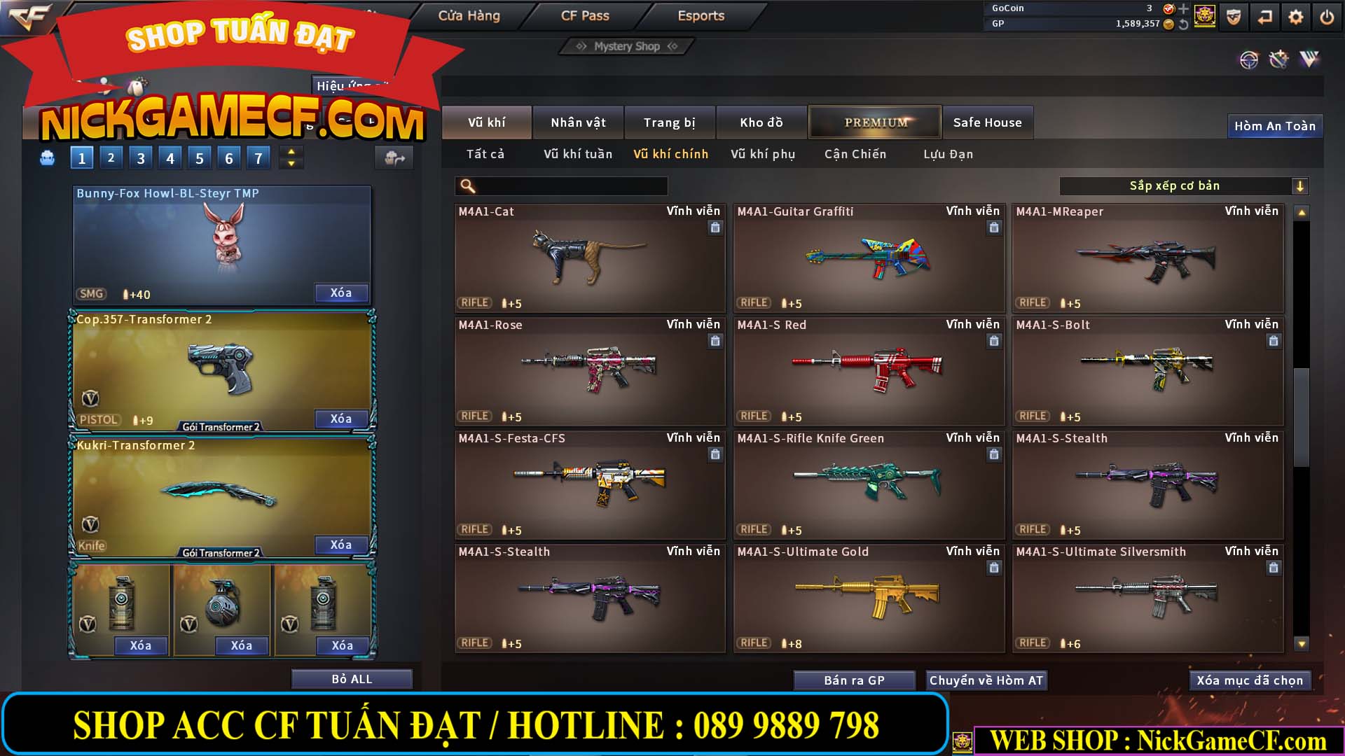 MÃ CF13083 - GIÁ : 6M2 - CHIẾN C4 - ZOM - 58 VIP - VIP5