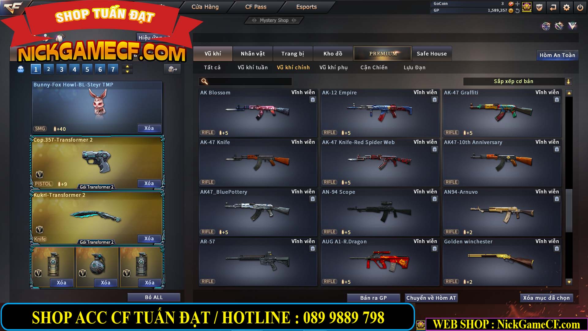 MÃ CF13083 - GIÁ : 6M2 - CHIẾN C4 - ZOM - 58 VIP - VIP5