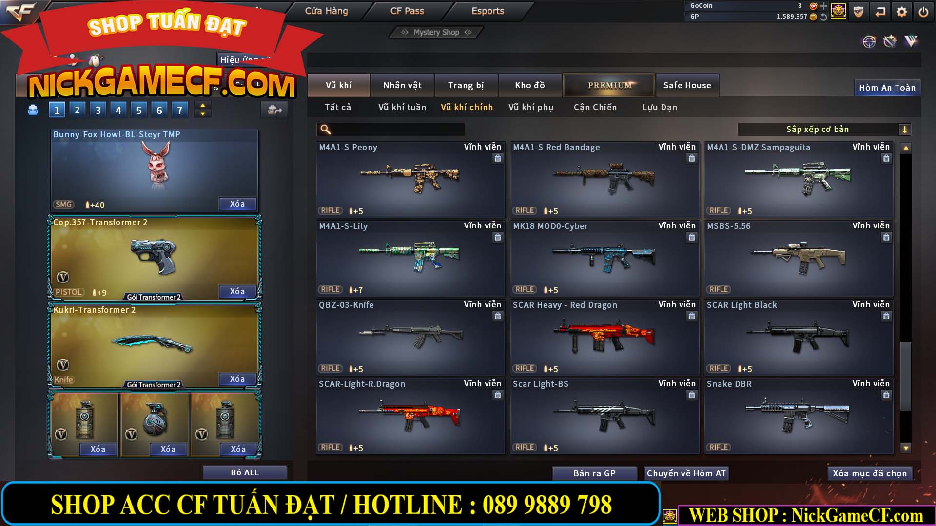 MÃ CF13083 - GIÁ : 6M2 - CHIẾN C4 - ZOM - 58 VIP - VIP5