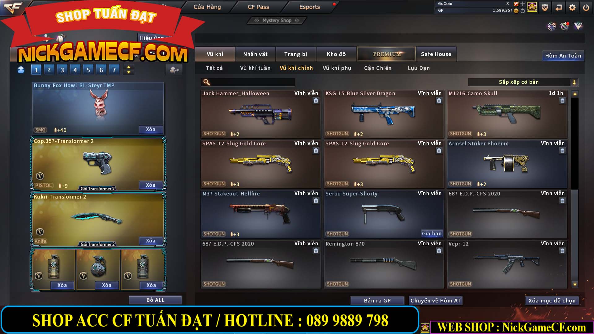 MÃ CF13083 - GIÁ : 6M2 - CHIẾN C4 - ZOM - 58 VIP - VIP5