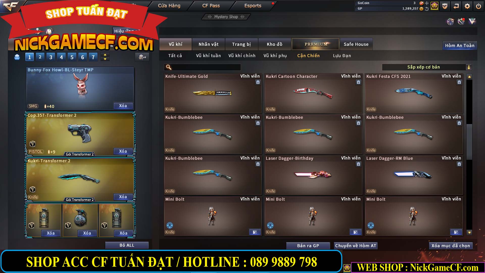 MÃ CF13083 - GIÁ : 6M2 - CHIẾN C4 - ZOM - 58 VIP - VIP5