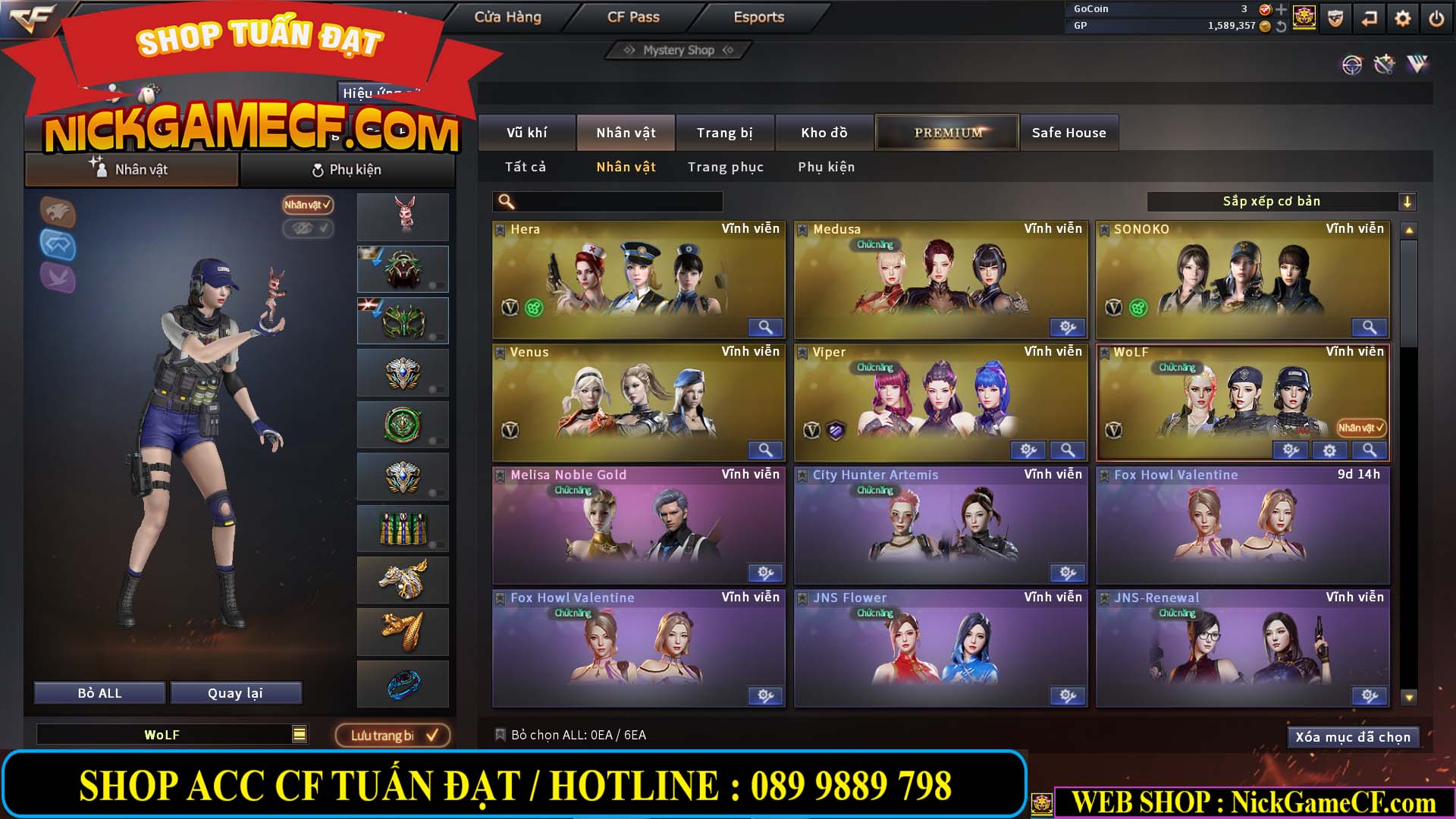 MÃ CF13083 - GIÁ : 6M2 - CHIẾN C4 - ZOM - 58 VIP - VIP5