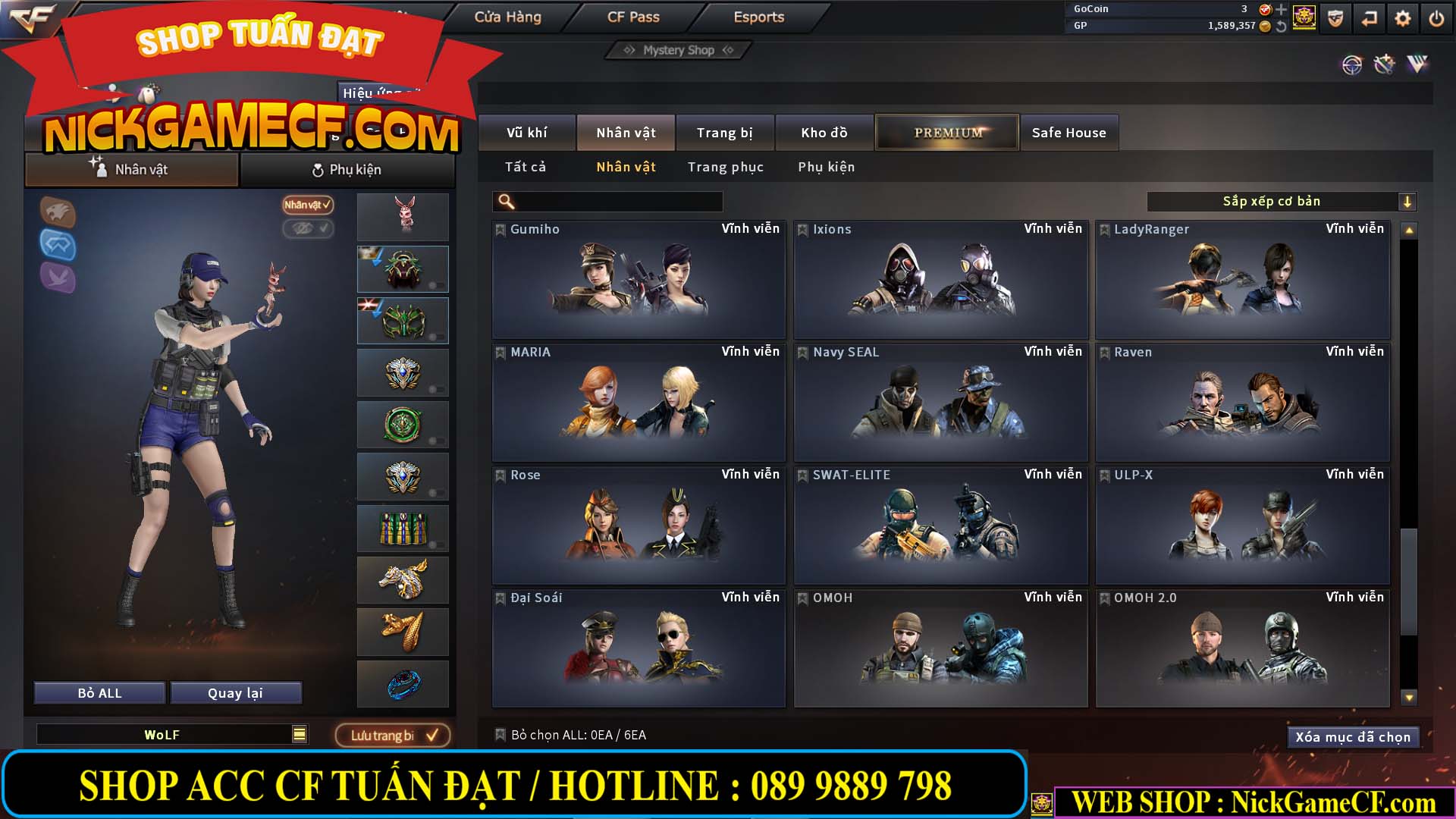 MÃ CF13083 - GIÁ : 6M2 - CHIẾN C4 - ZOM - 58 VIP - VIP5