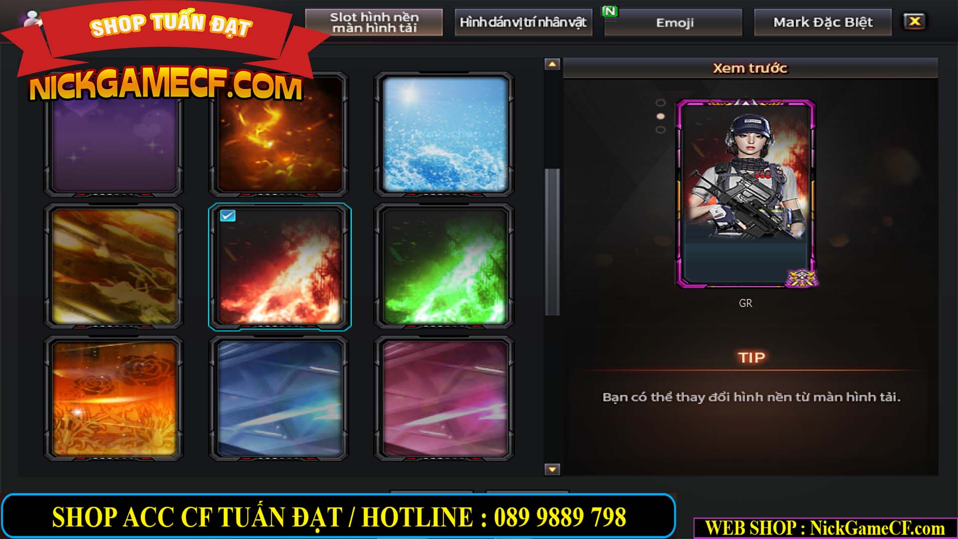 MÃ CF13083 - GIÁ : 6M2 - CHIẾN C4 - ZOM - 58 VIP - VIP5
