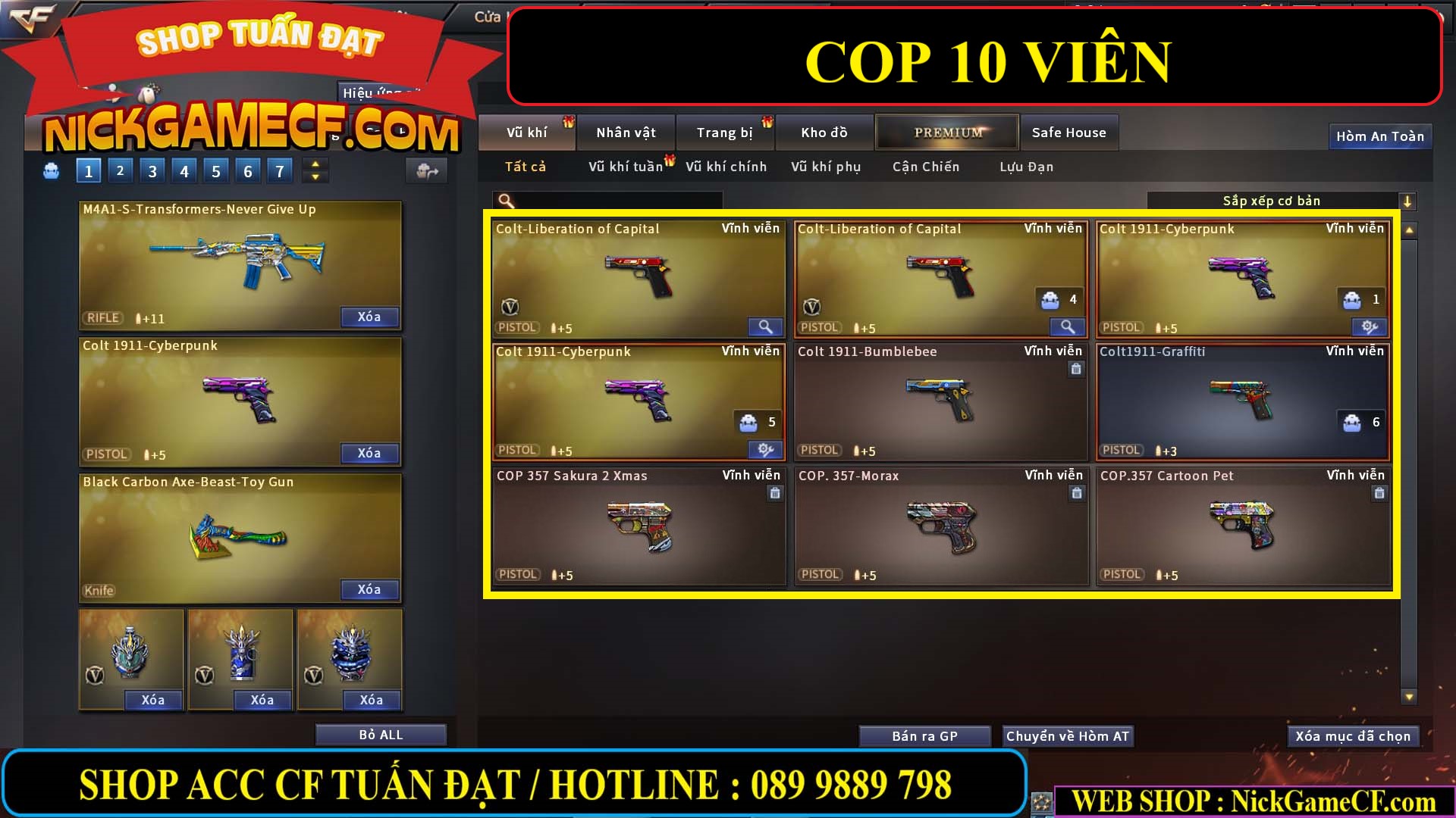 MÃ CF13099 - GIÁ : 3799K - CHIẾN C4 SIÊU XINH - 19 VIP - VIP6