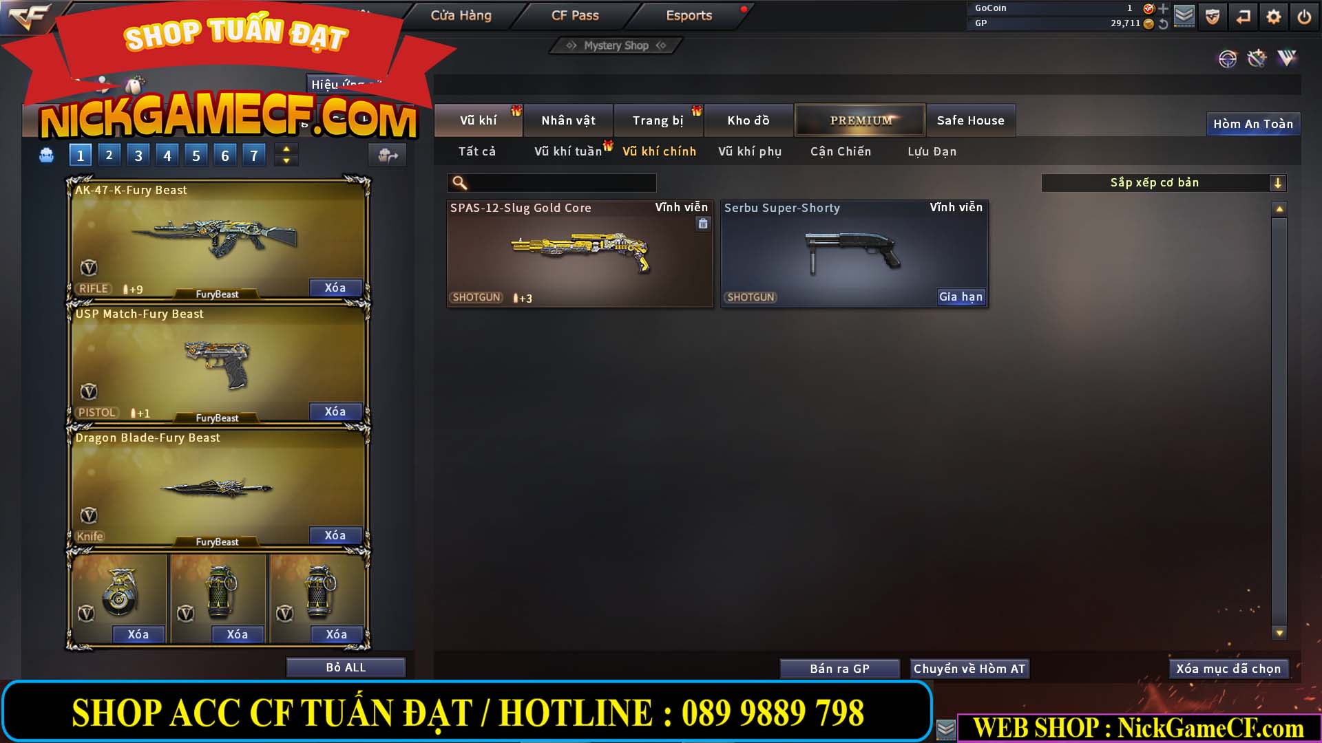 MÃ CF13161 - GIÁ : 3M5 - CHIẾN C4 SIÊU NÉT - TRÙM TÂN BINH - VIP5