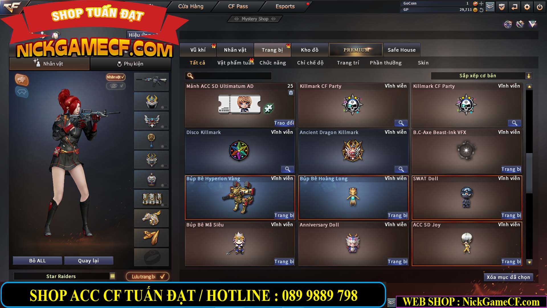 MÃ CF13161 - GIÁ : 3M5 - CHIẾN C4 SIÊU NÉT - TRÙM TÂN BINH - VIP5