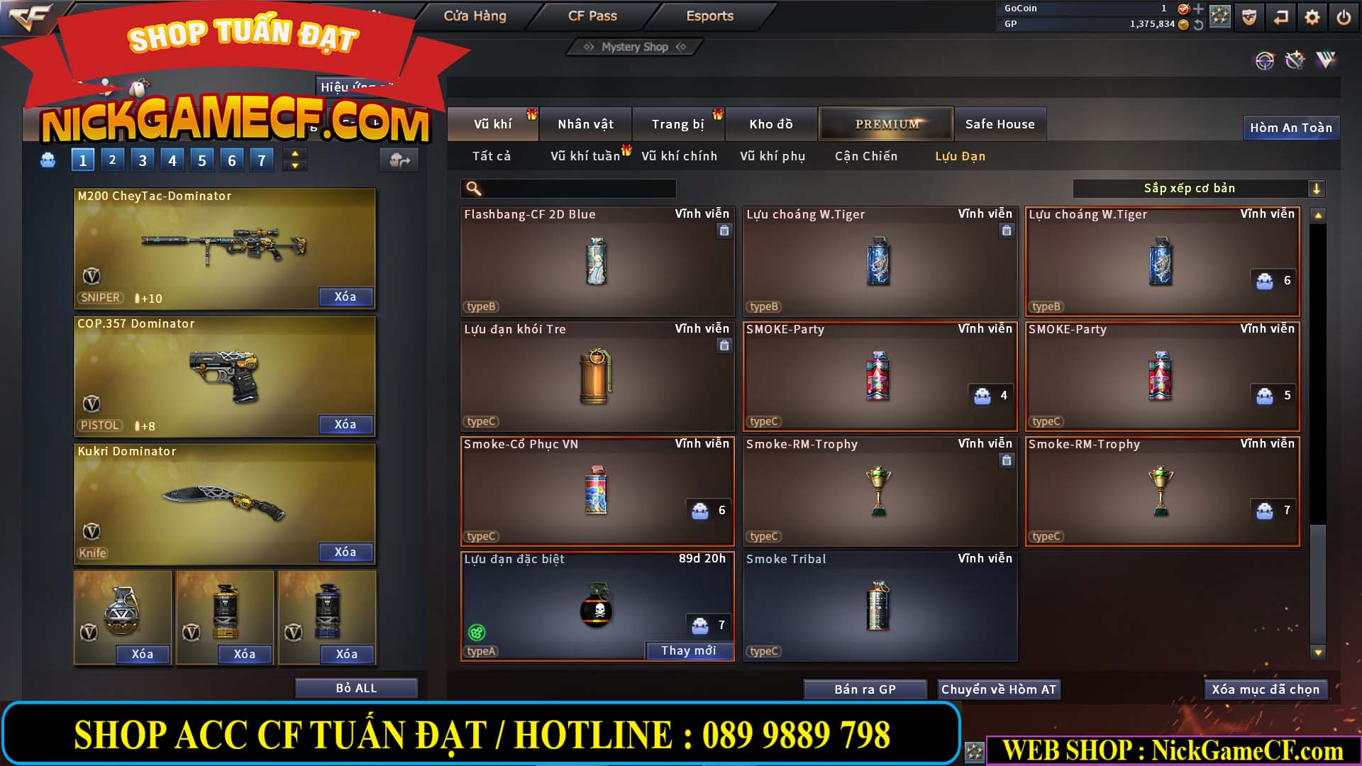 MÃ CF13248 - GIÁ : 3999K - CHIẾN  C4 SIÊU NÉT - 33 VIP - VIP6