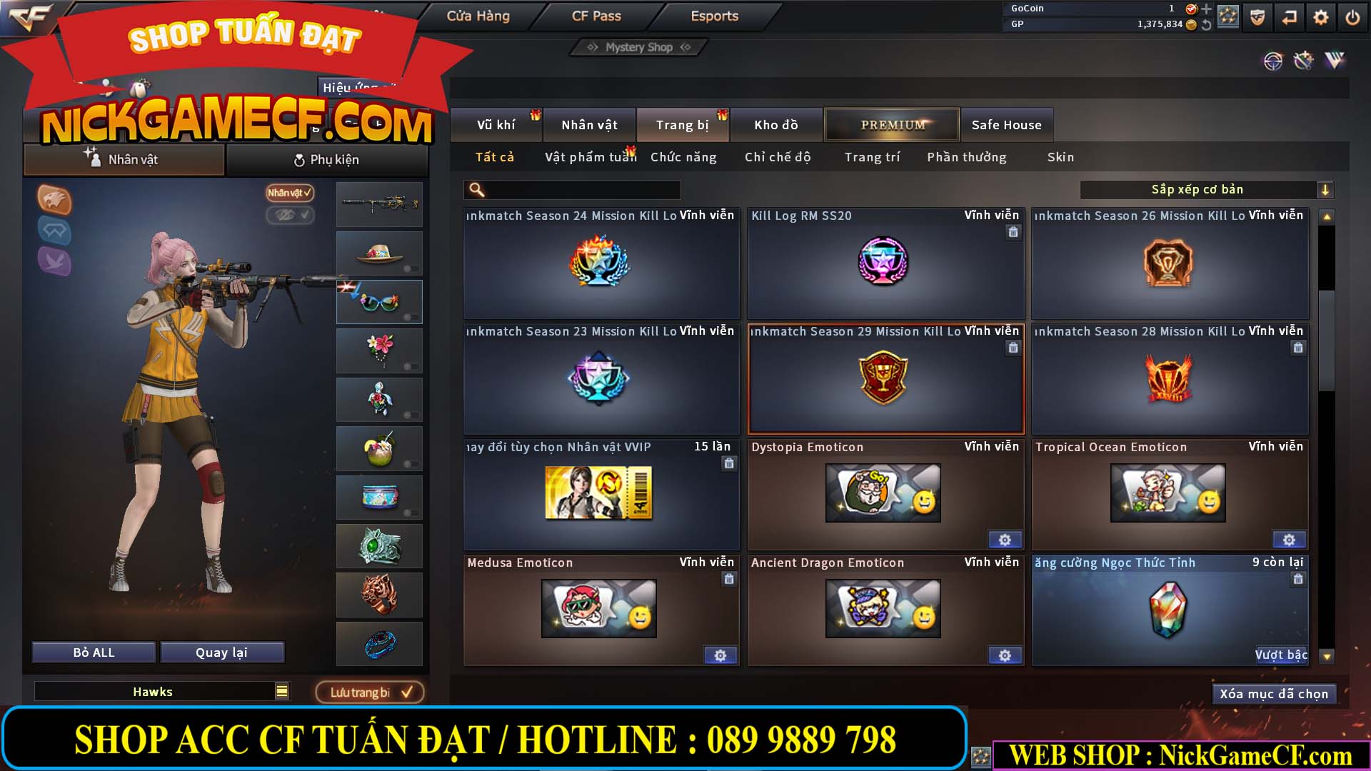 MÃ CF13248 - GIÁ : 3999K - CHIẾN  C4 SIÊU NÉT - 33 VIP - VIP6