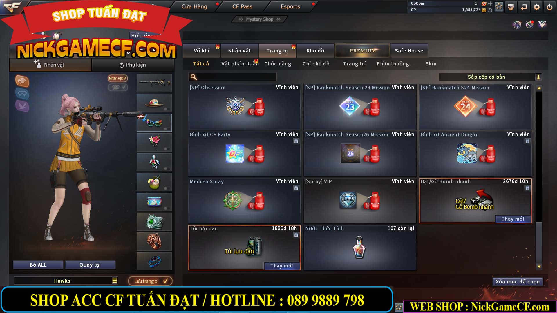 MÃ CF13248 - GIÁ : 3999K - CHIẾN  C4 SIÊU NÉT - 33 VIP - VIP6