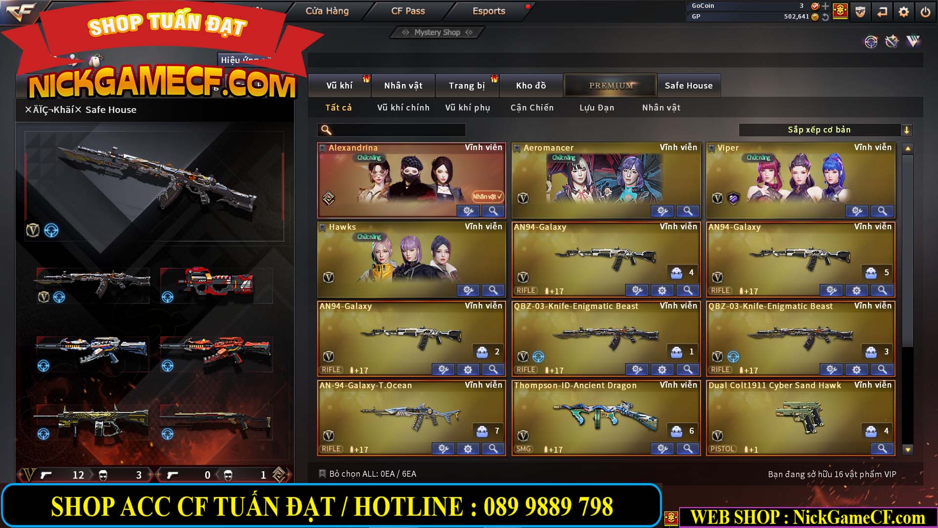 MÃ CF13260 - GIÁ : 2999K - CHIẾN AI MODE + ZOM XINH - VIP5