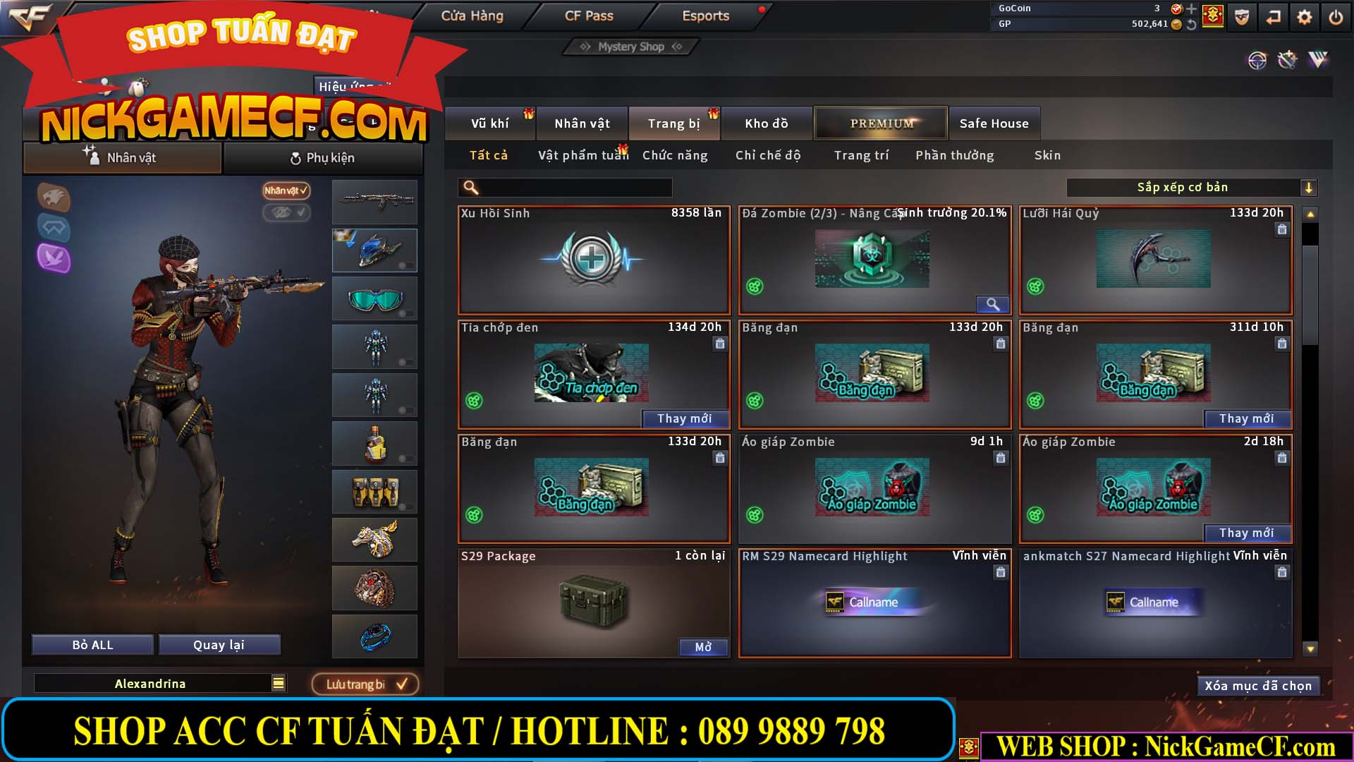 MÃ CF13260 - GIÁ : 2999K - CHIẾN AI MODE + ZOM XINH - VIP5