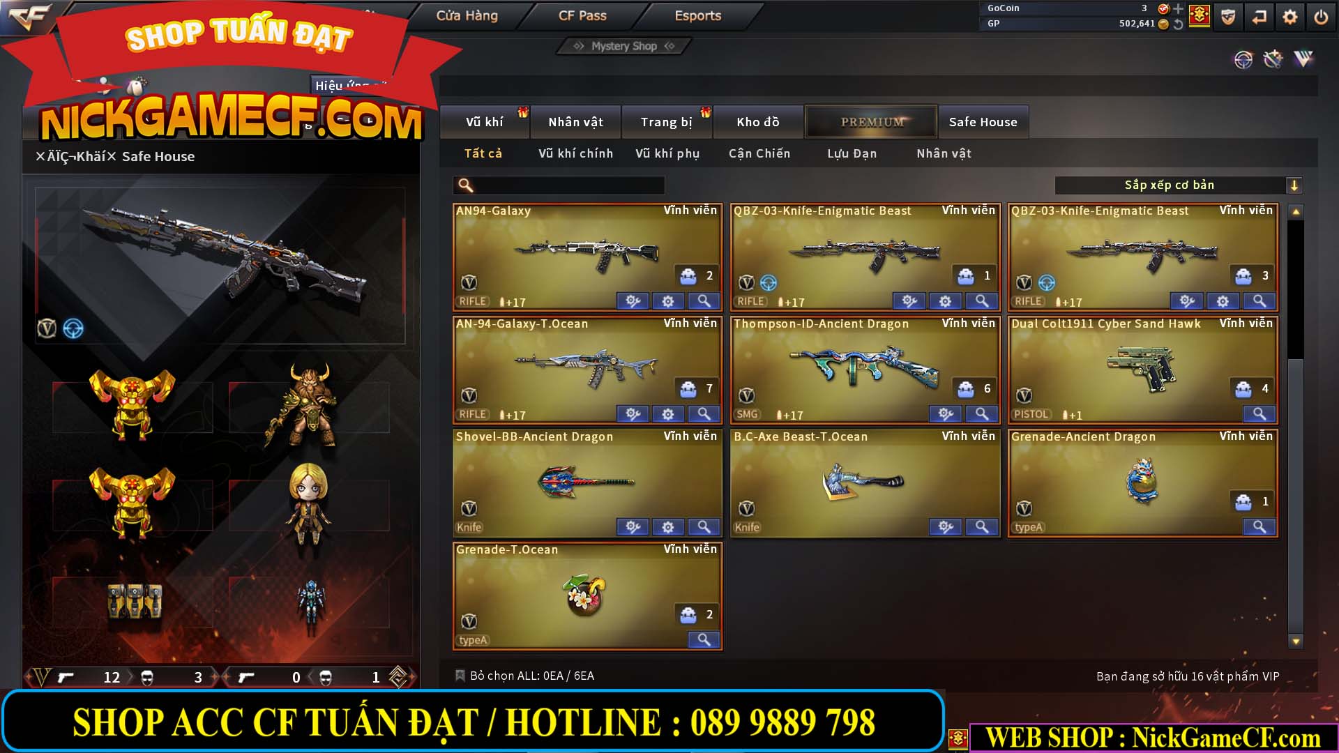 MÃ CF13260 - GIÁ : 2999K - CHIẾN AI MODE + ZOM XINH - VIP5
