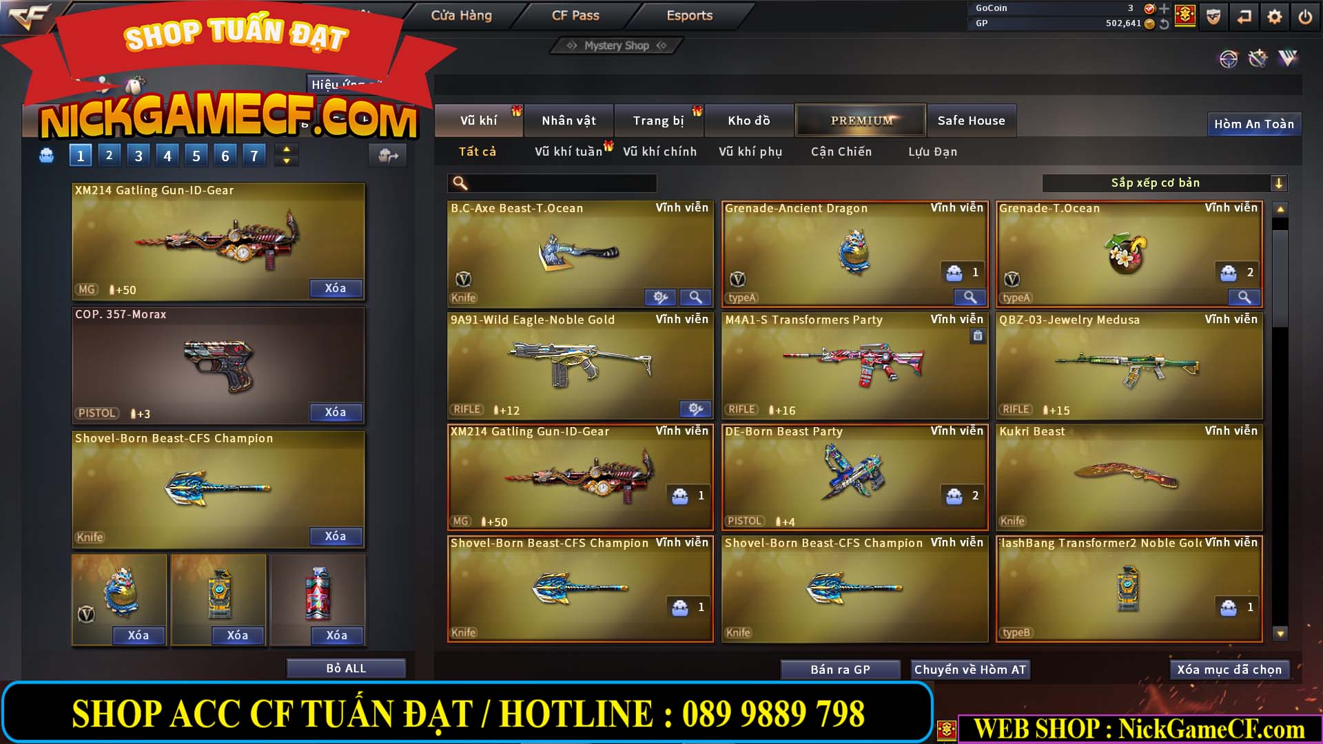 MÃ CF13260 - GIÁ : 2999K - CHIẾN AI MODE + ZOM XINH - VIP5
