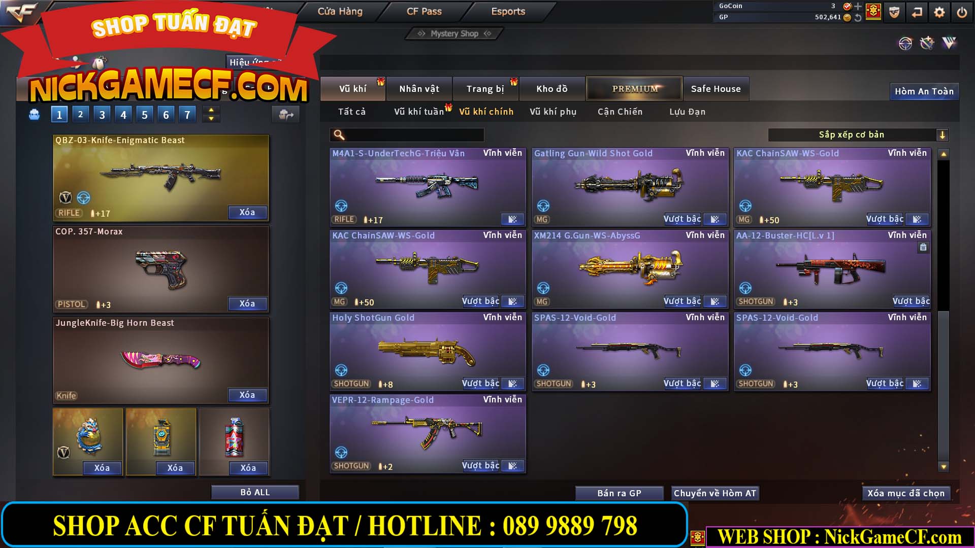 MÃ CF13260 - GIÁ : 2999K - CHIẾN AI MODE + ZOM XINH - VIP5