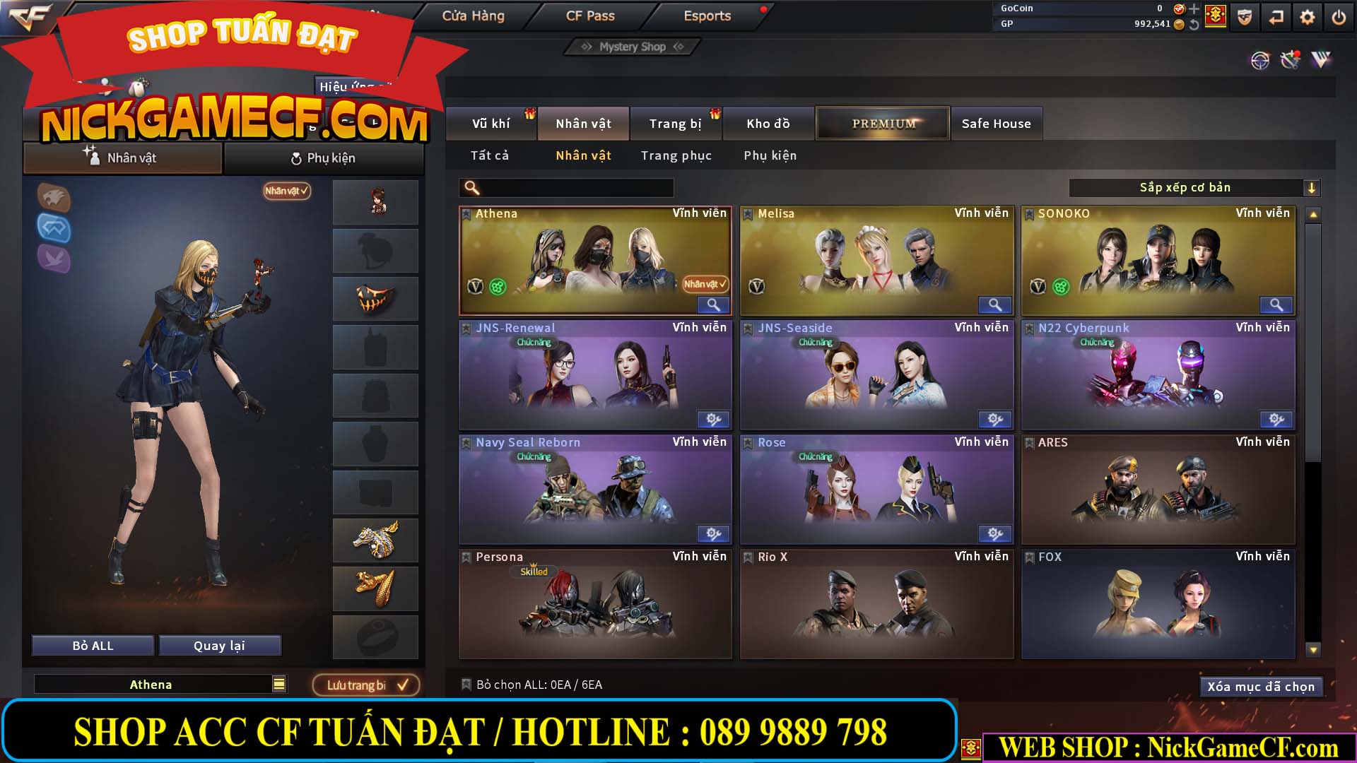 MÃ CF13300 - GIÁ : 4750K - CHIẾN ZOM ĐẸP - C4 XINH - 29 VIP - VIP5