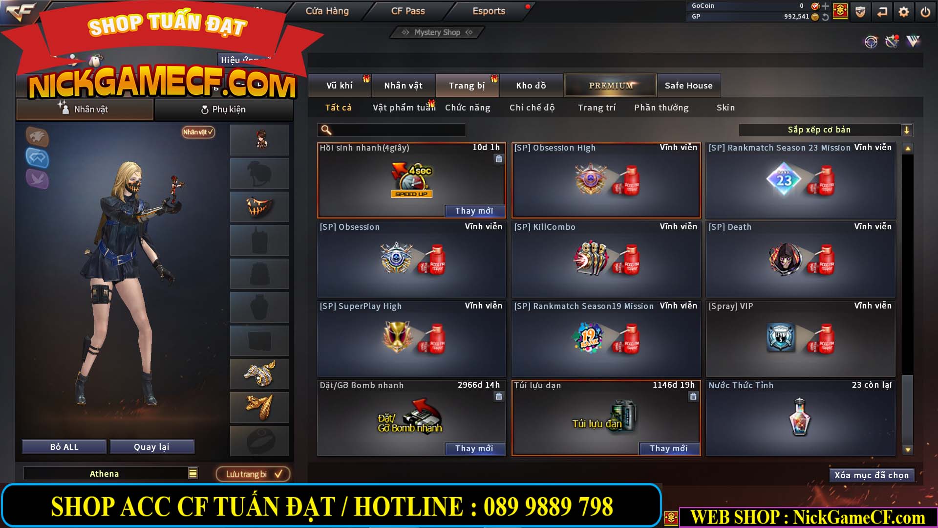 MÃ CF13300 - GIÁ : 4750K - CHIẾN ZOM ĐẸP - C4 XINH - 29 VIP - VIP5