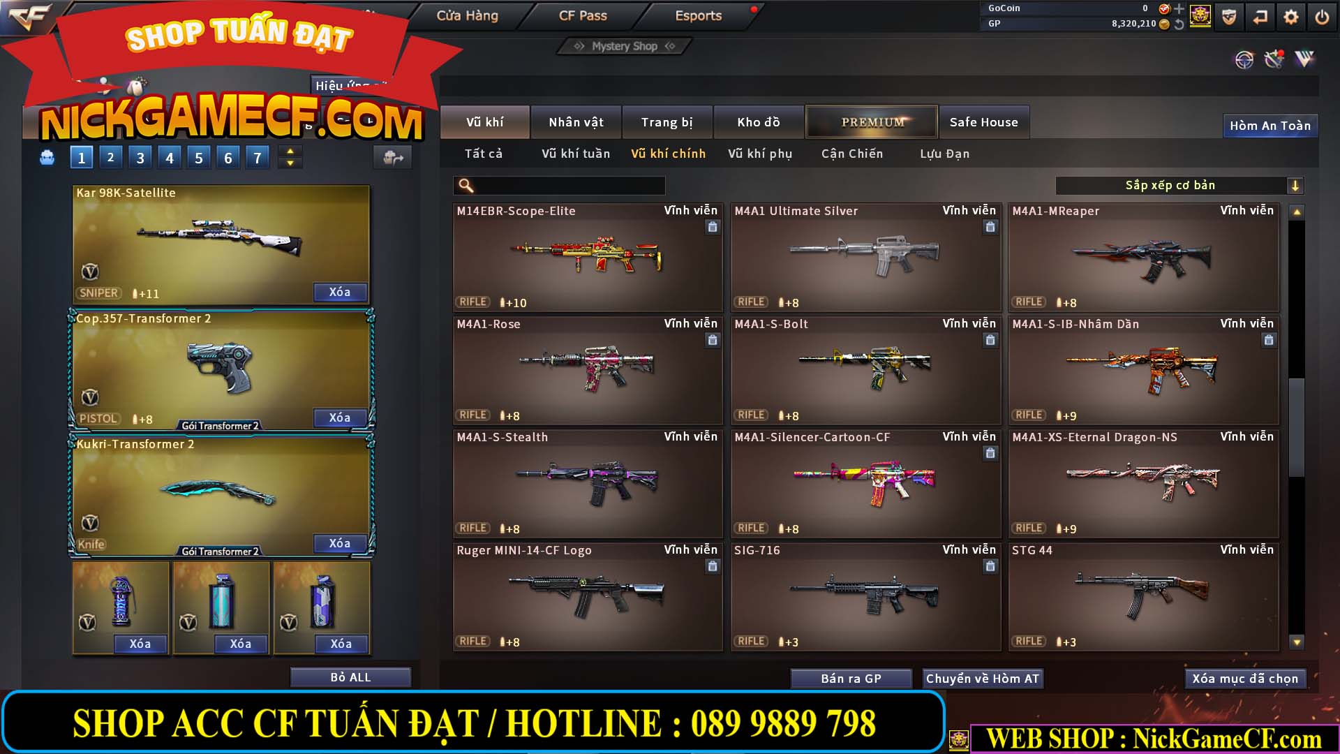 MÃ CF13310 - GIÁ : 6M2 - CHIẾN C4 - SNIP NÉT CĂNG - 48 VIP - VIP6