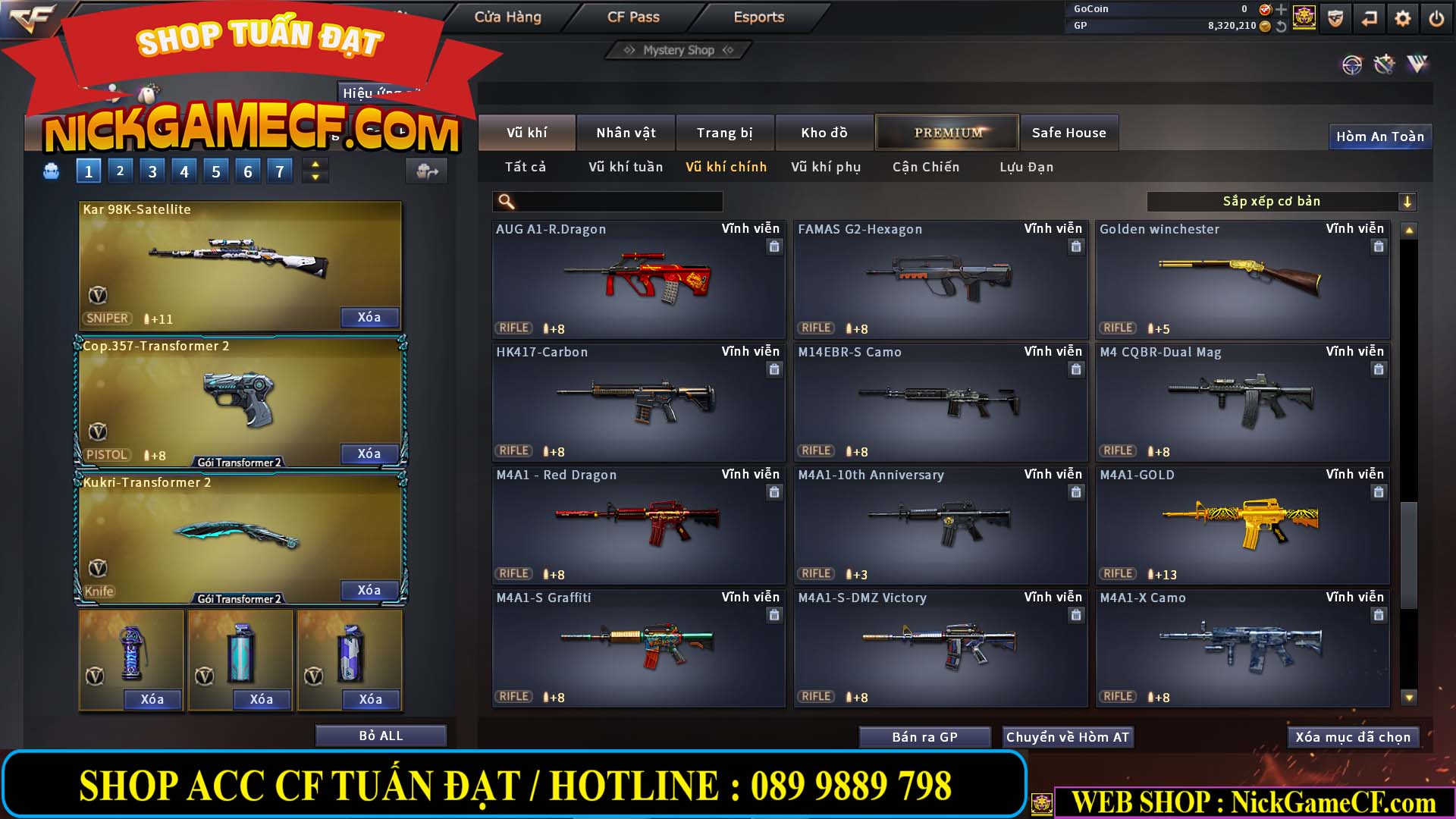 MÃ CF13310 - GIÁ : 6M2 - CHIẾN C4 - SNIP NÉT CĂNG - 48 VIP - VIP6