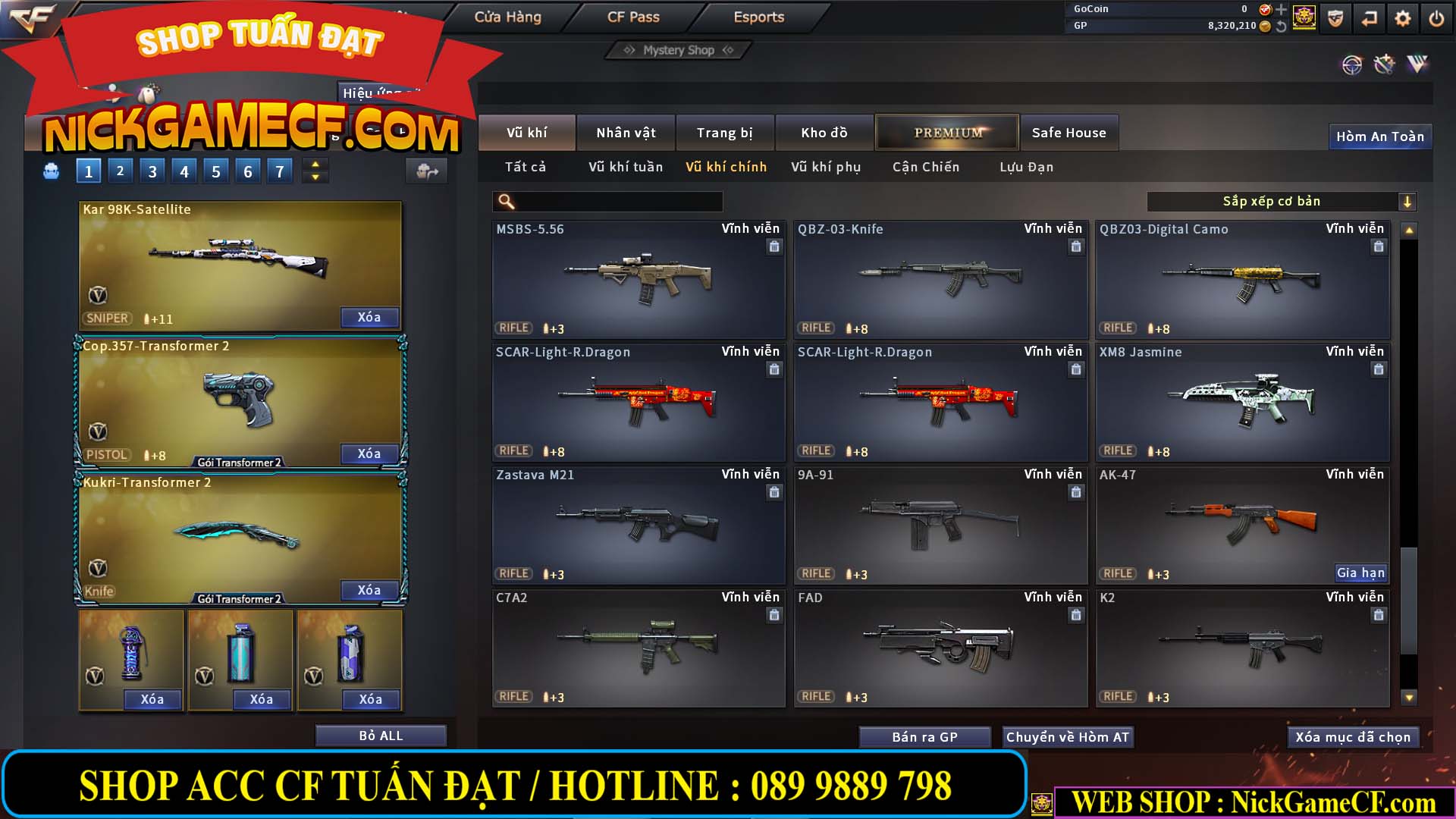 MÃ CF13310 - GIÁ : 6M2 - CHIẾN C4 - SNIP NÉT CĂNG - 48 VIP - VIP6