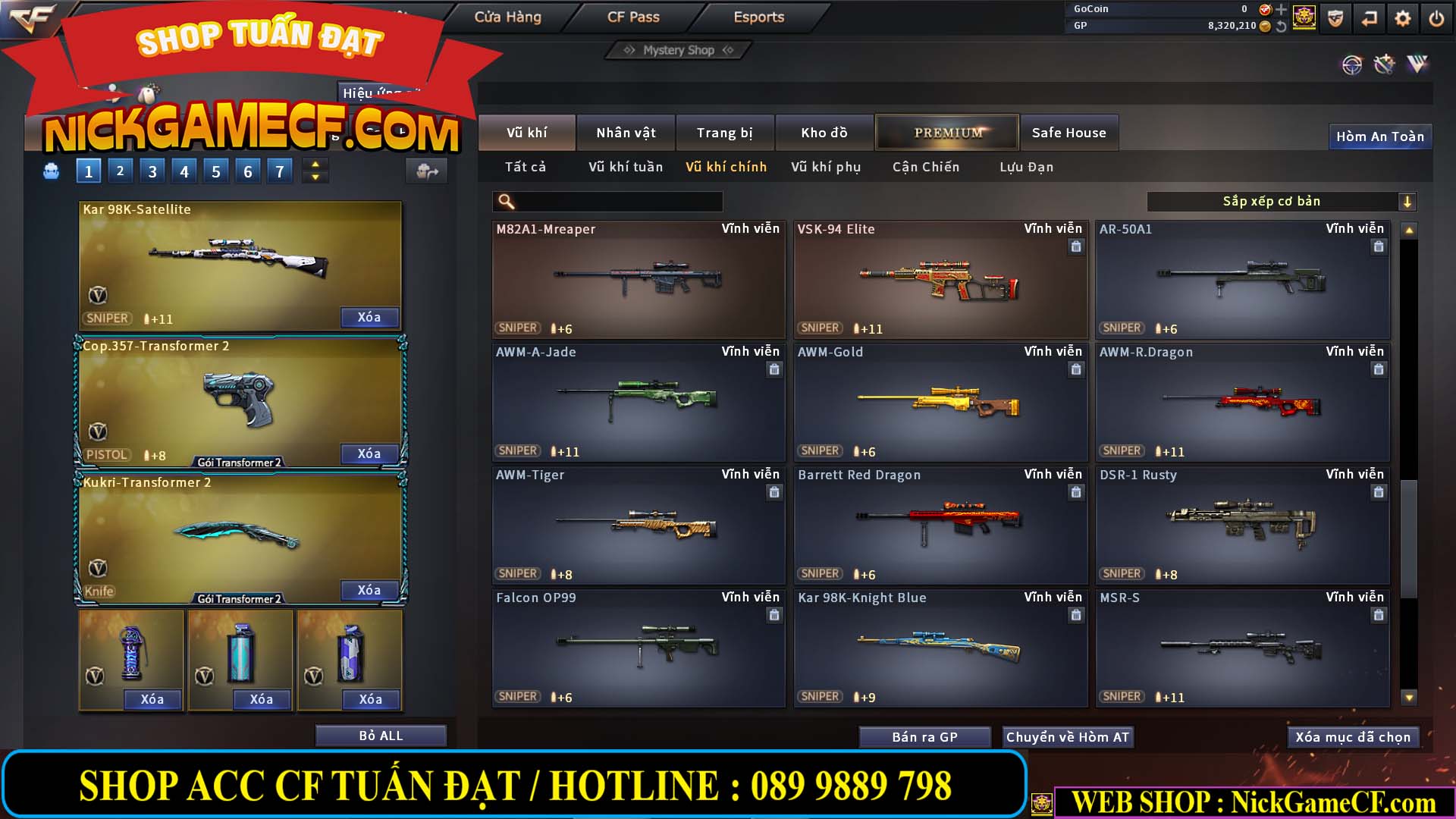 MÃ CF13310 - GIÁ : 6M2 - CHIẾN C4 - SNIP NÉT CĂNG - 48 VIP - VIP6