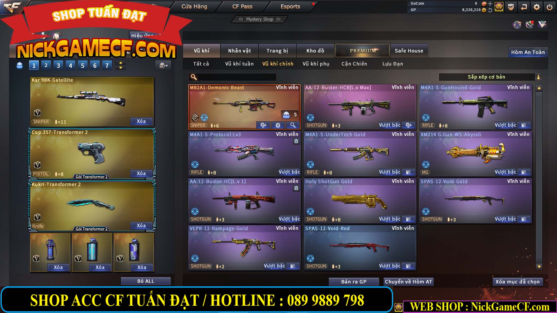 MÃ CF13310 - GIÁ : 6M2 - CHIẾN C4 - SNIP NÉT CĂNG - 48 VIP - VIP6